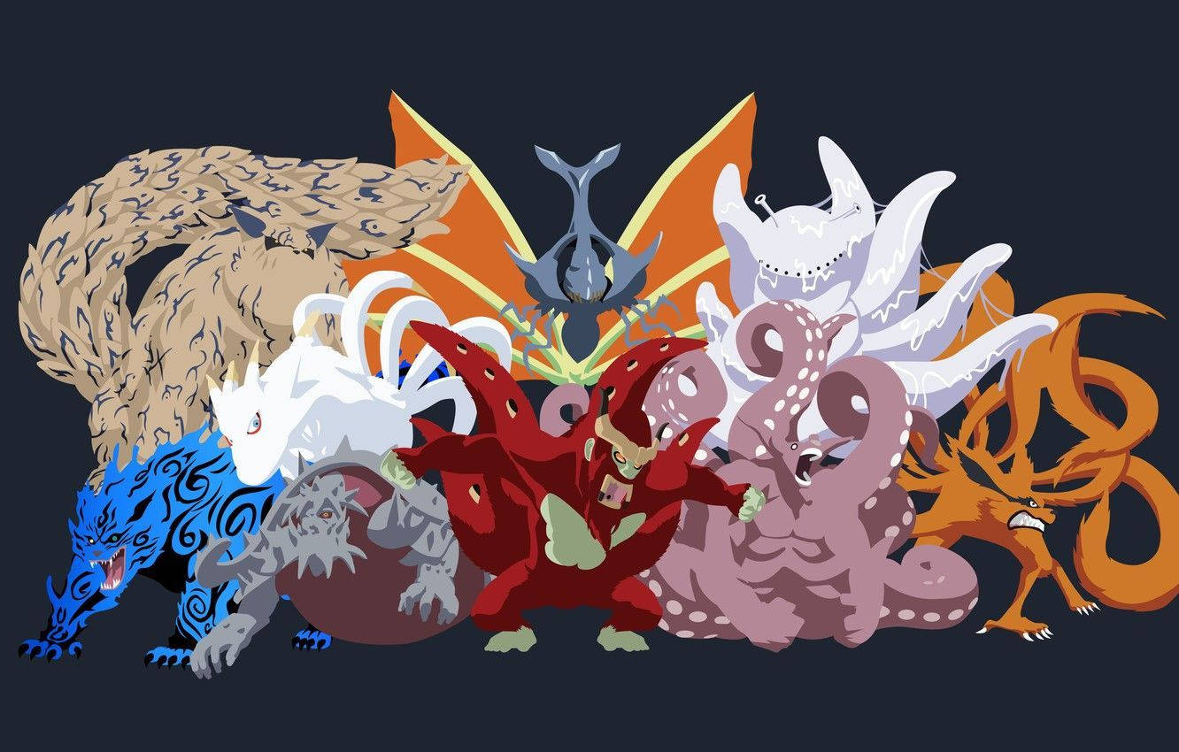 九尾獣ナルトのキャラクター 壁紙