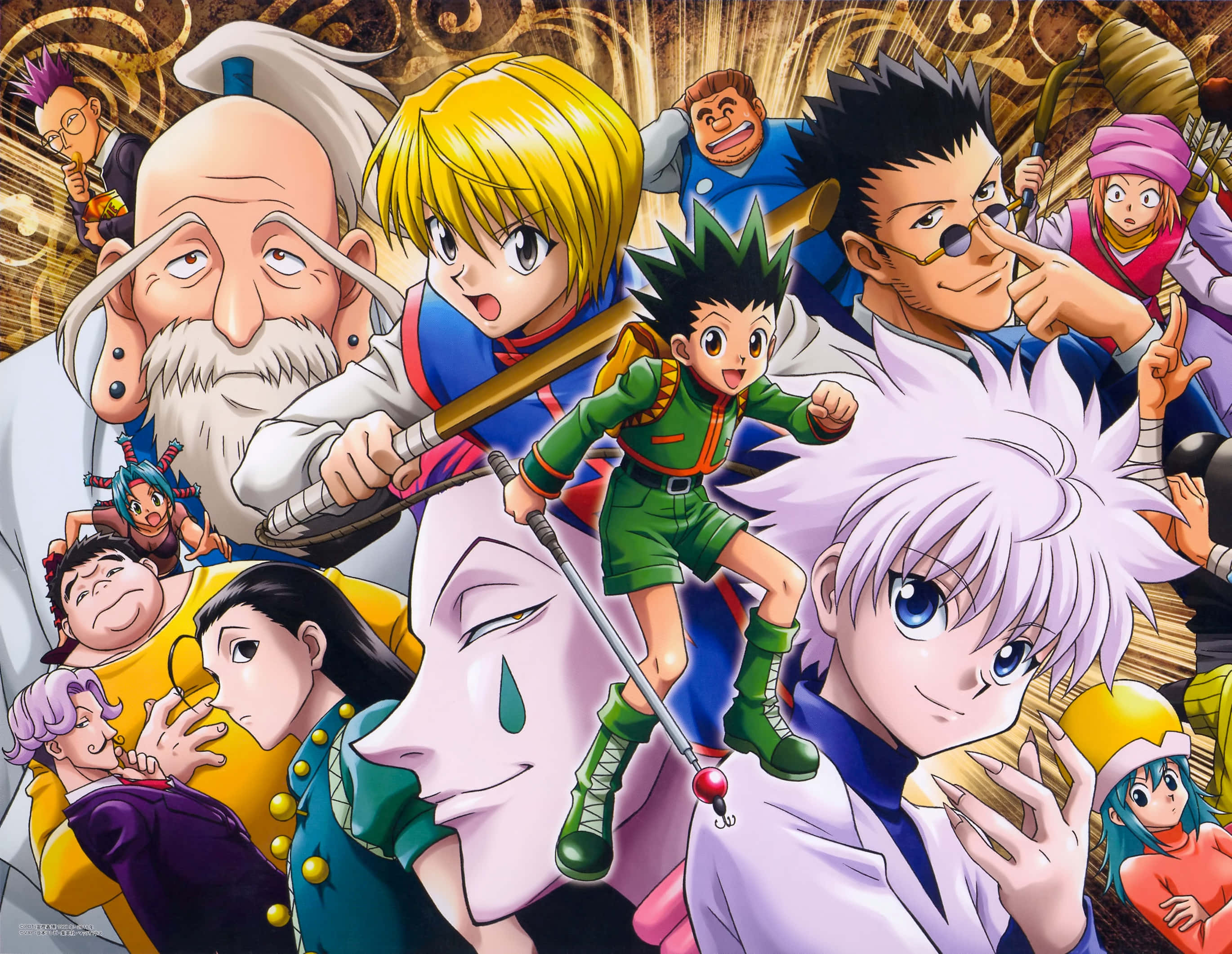 二人のアニメヒーロー、共に戦う！ 壁紙