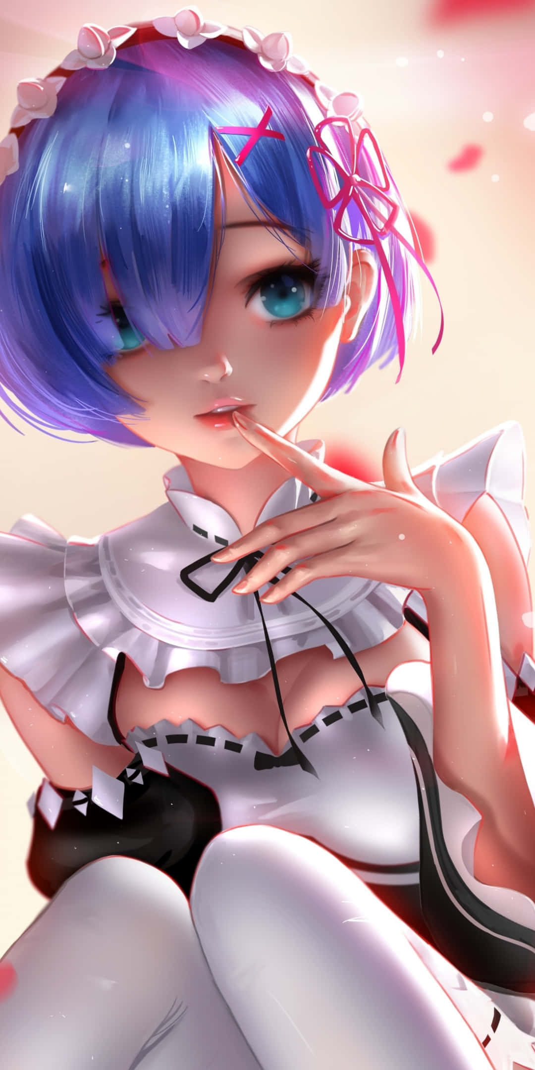 人気アニメ レム Re:Zero メイド 壁紙