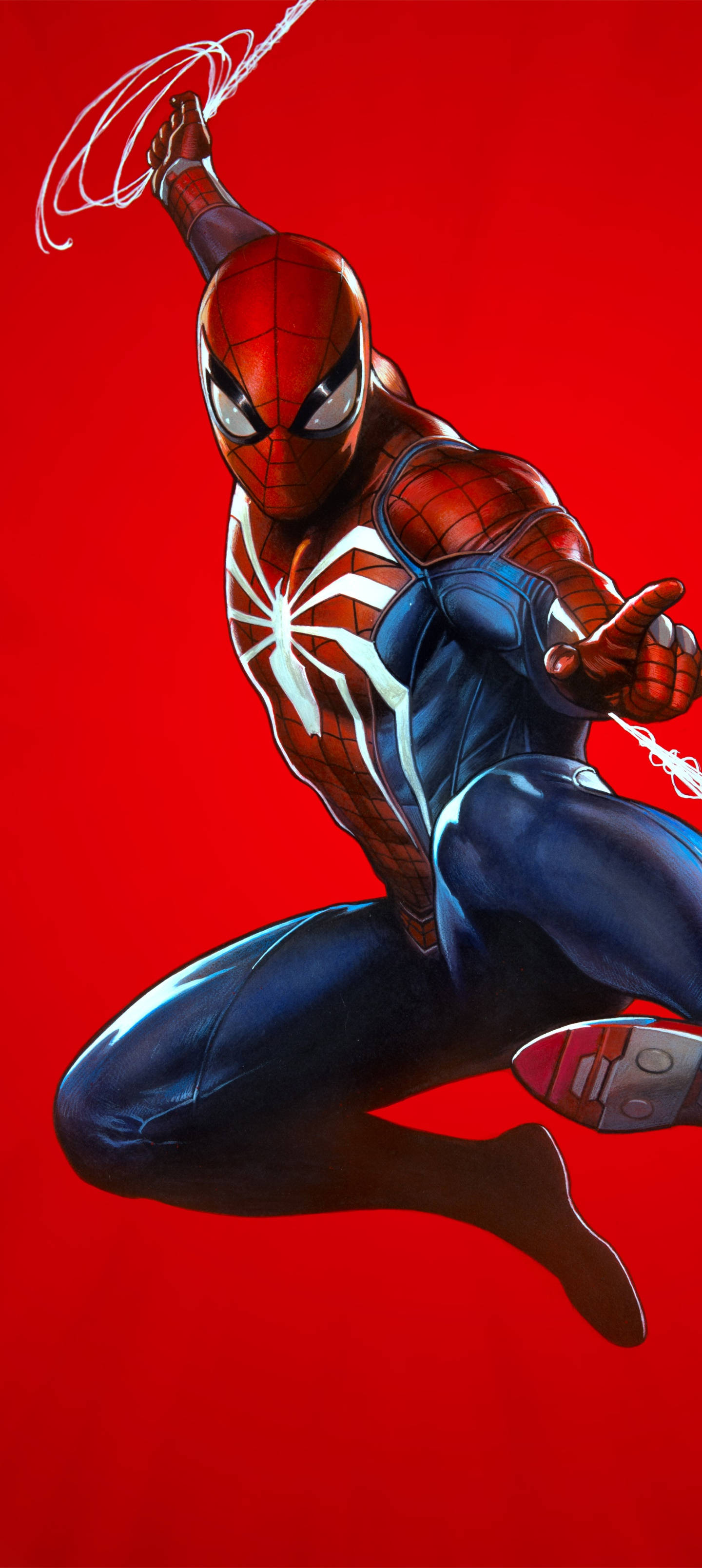 人気スマホ壁紙 スパイダーマン スイング 壁紙