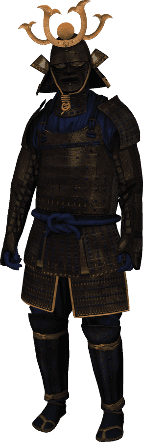 伝統的な武士の鎧と兜 壁紙