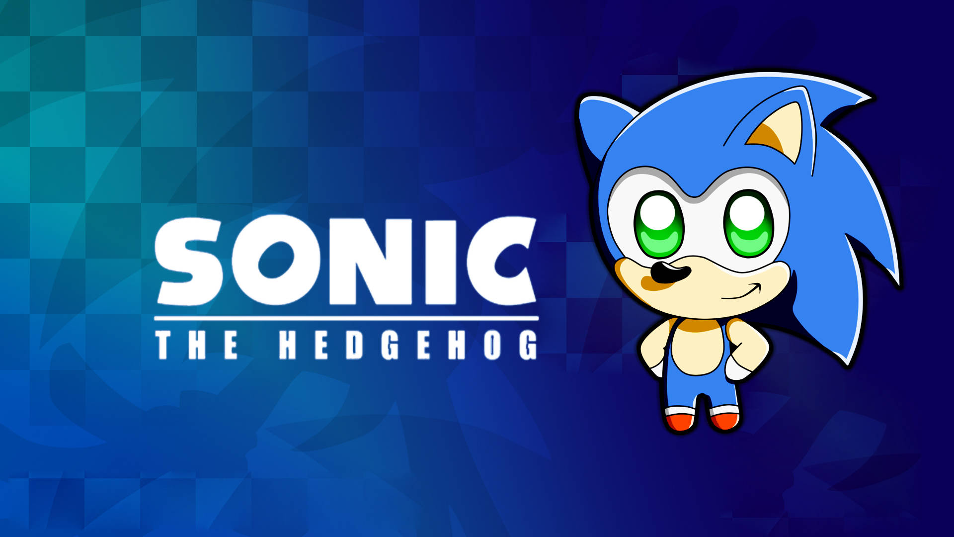 伝説のゲームキャラクター、ソニック・ザ・ヘッジホッグとしてプレイ 壁紙