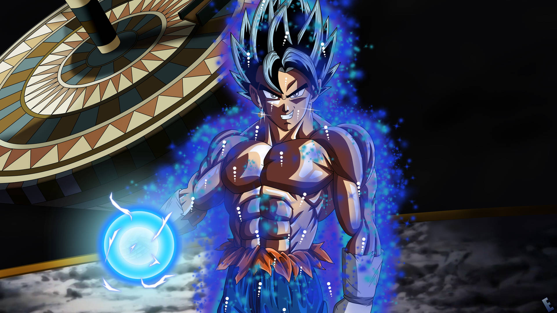 ドラゴンボール、青い髪の孫悟空、超ブロリー、超サイヤ人のアニメキャラクター
