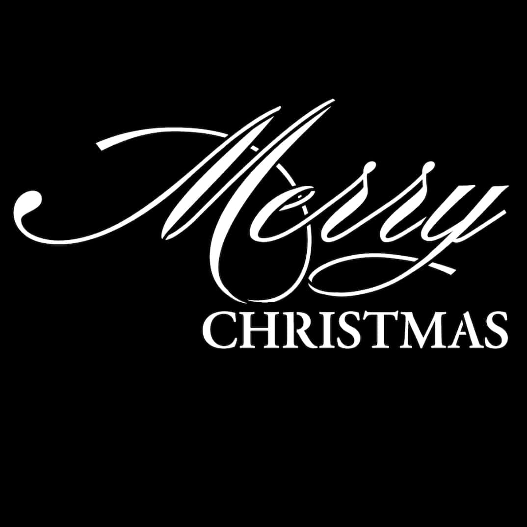 優雅なメリークリスマスのカリグラフィー 壁紙