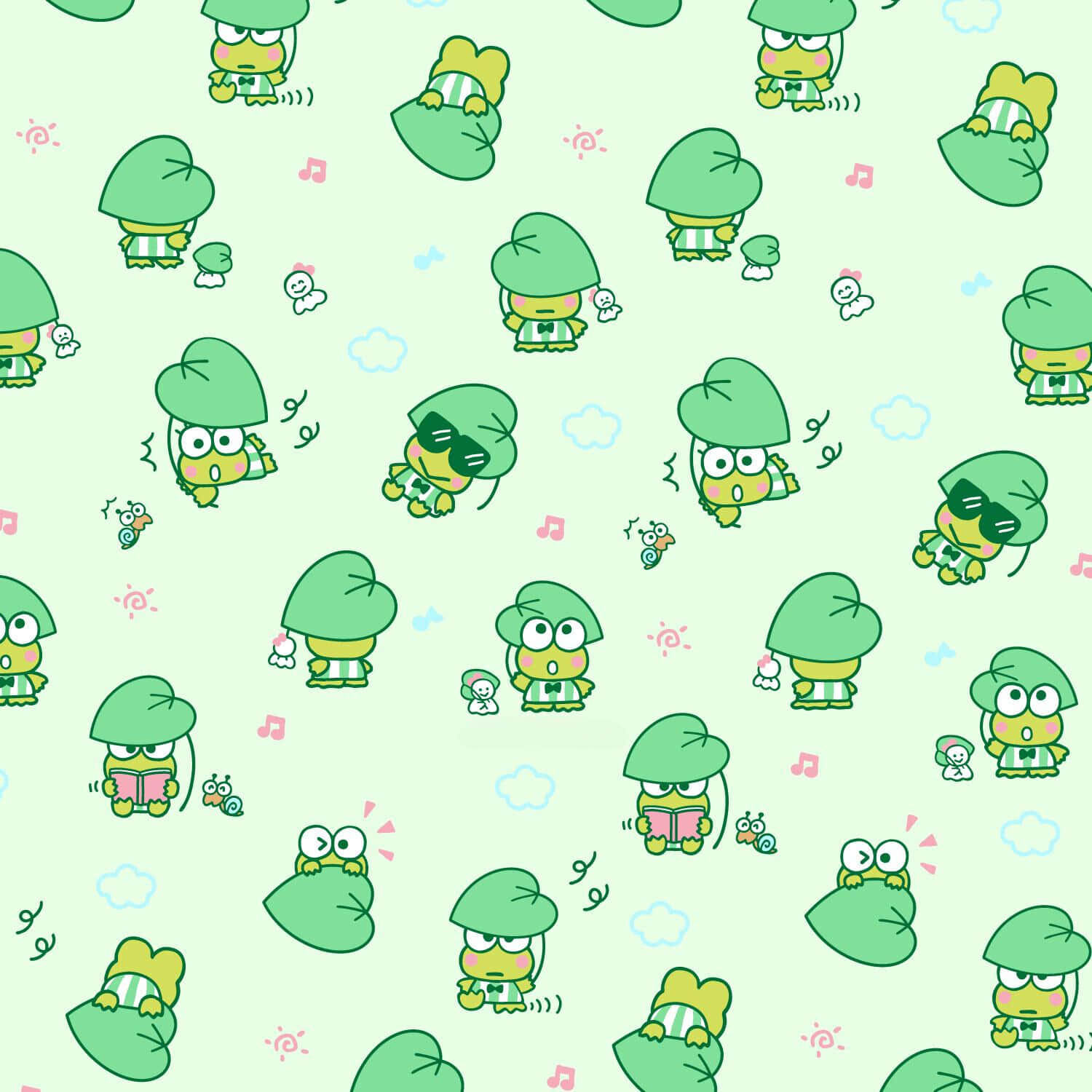 元気いっぱいのサンリオキャラクターズ集合 壁紙