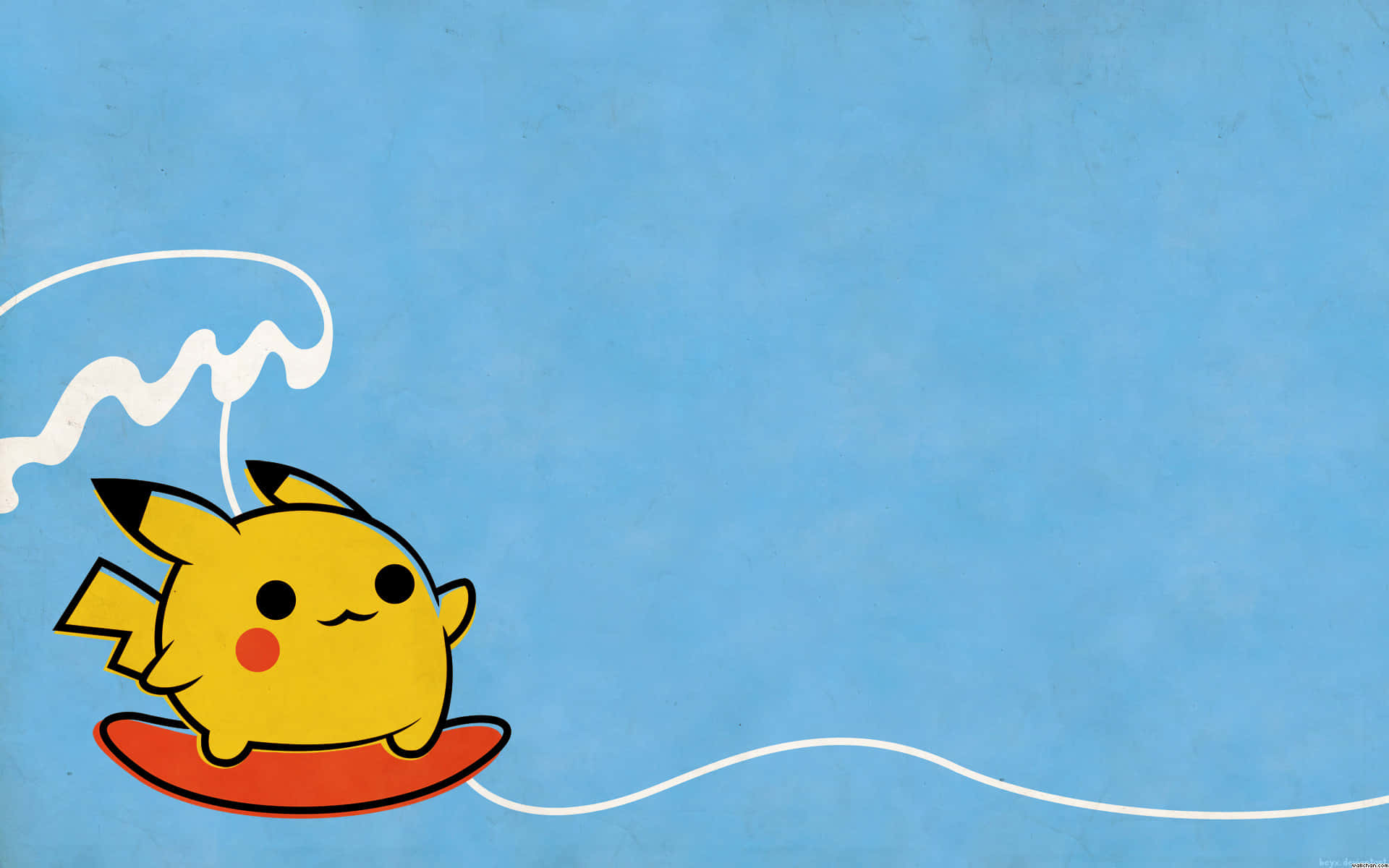 冒険を探すかわいいピカチュウ！ 壁紙