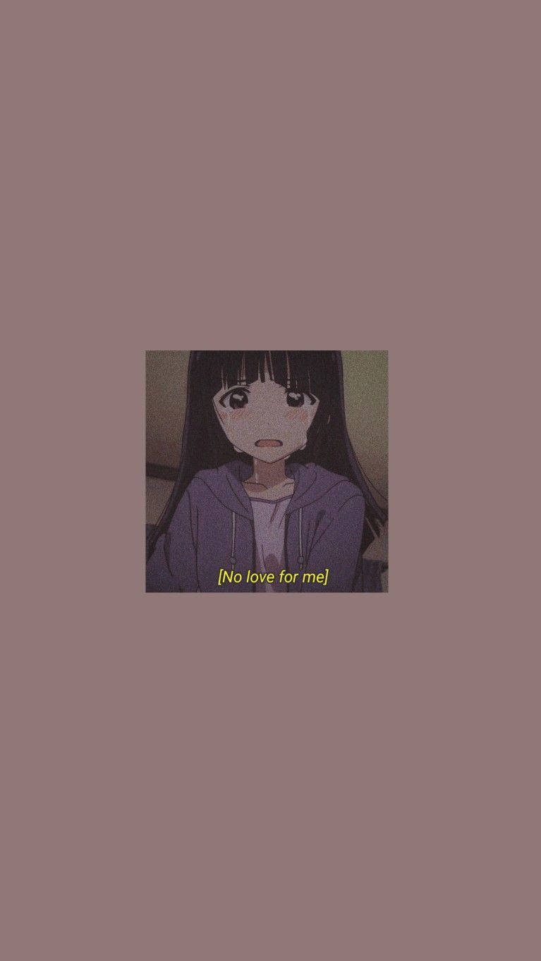 切ないアニメのかわいい女の子の美学 壁紙