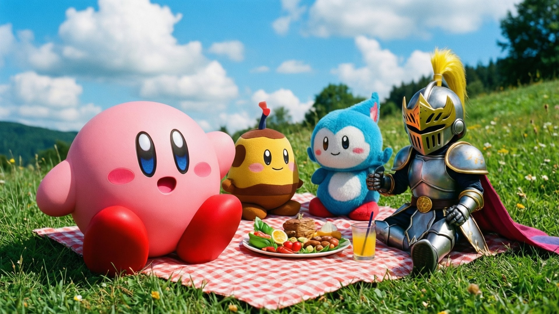 友達とのピクニック 壁紙