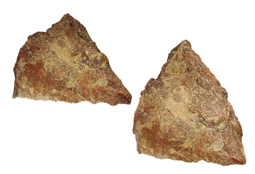 古代の岩の破片（切り抜き） 壁紙