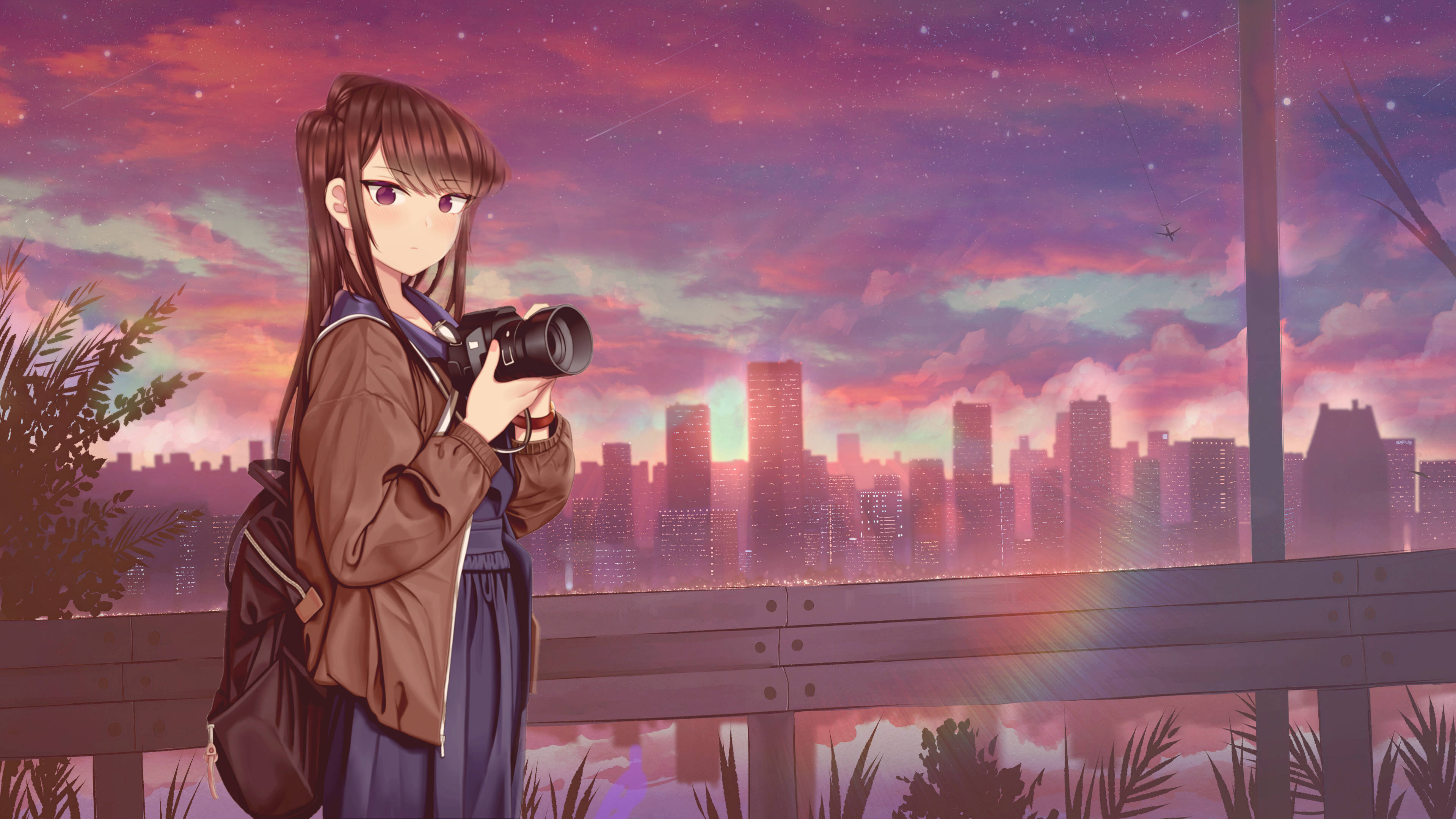古見さん 日本の女子高生 — アニメ ライブGIF 壁紙