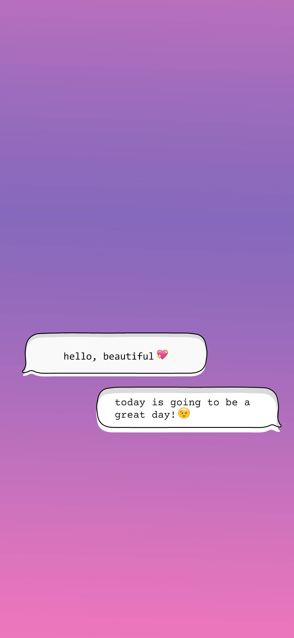 可愛いInstagram会話 壁紙