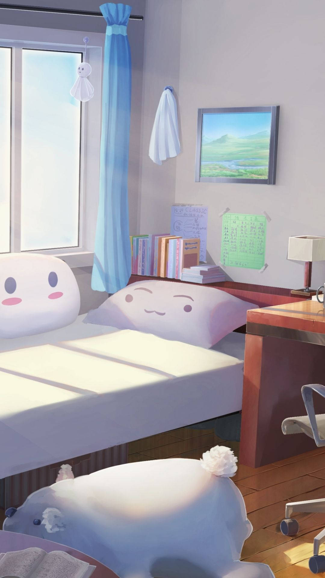 可愛いアニメの部屋 壁紙