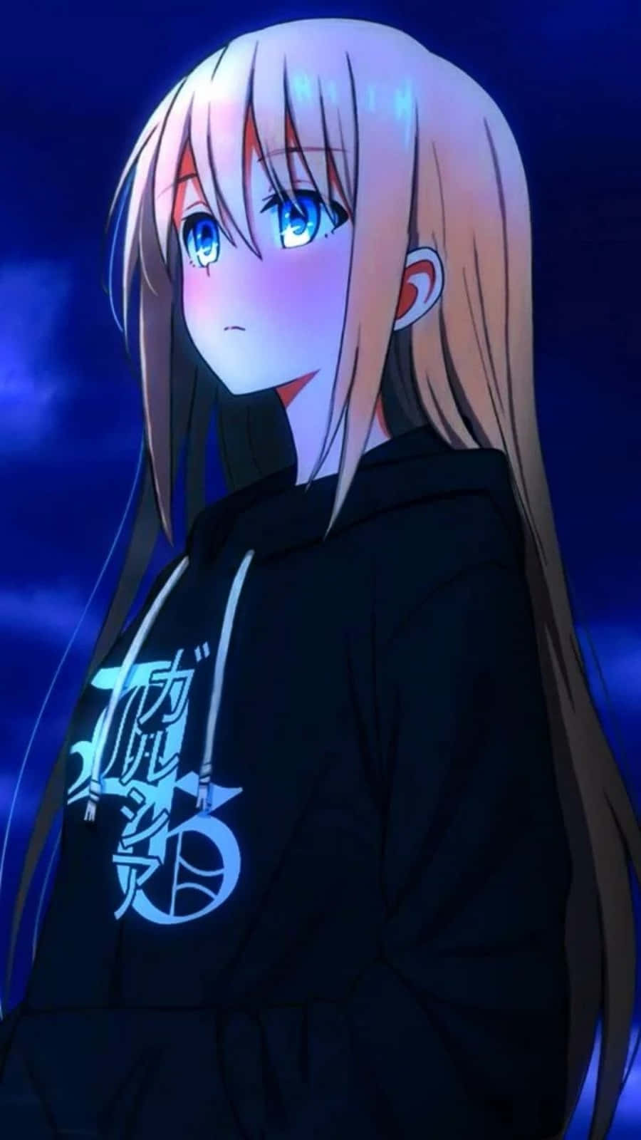 可愛いアニメガールのパーカーでスタイルを披露しよう！ 壁紙