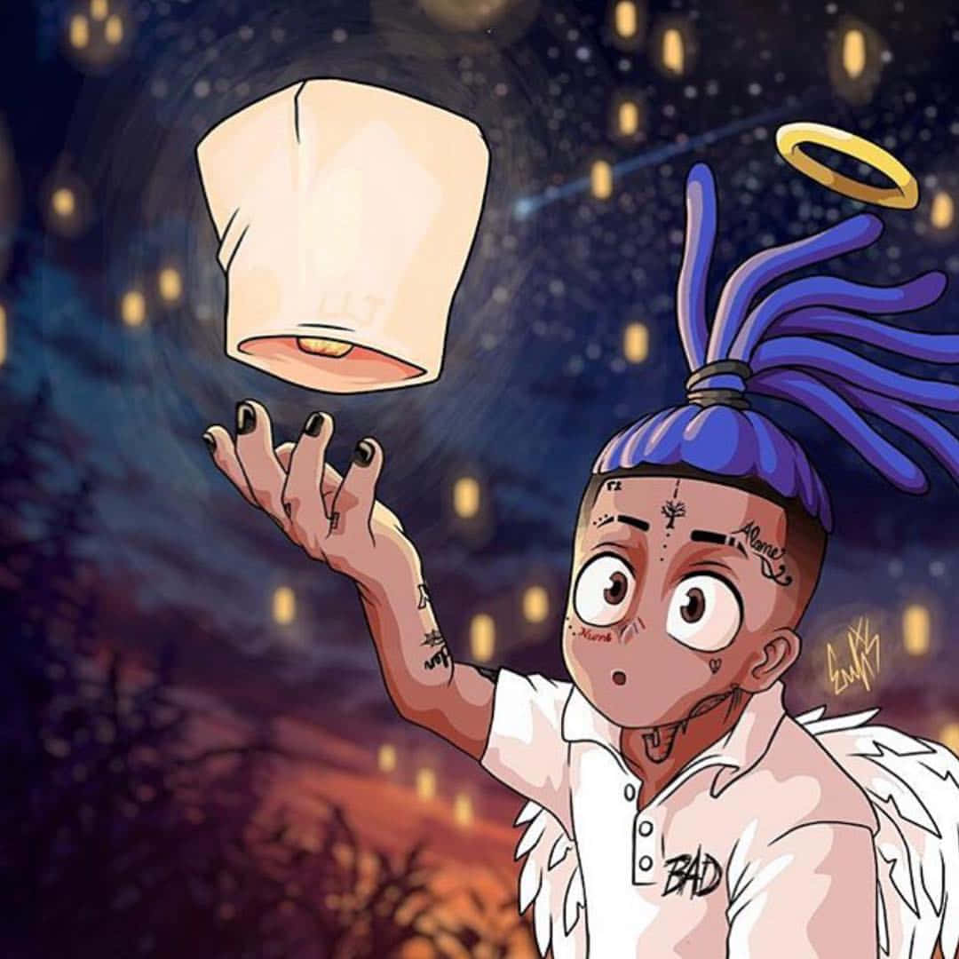 可愛いアニメ風Xxxtentacionのプロフィール画像 壁紙