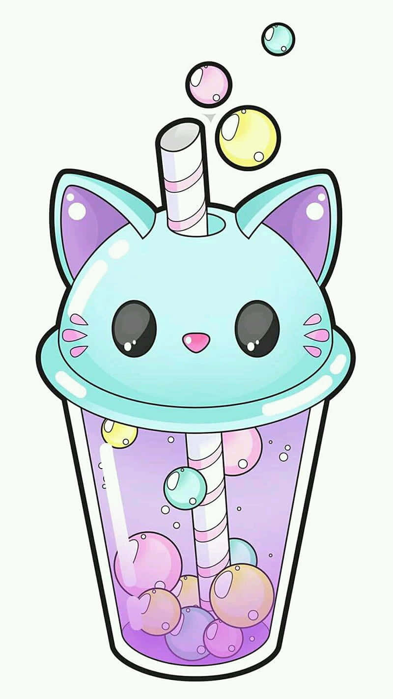 可愛いカワイイ猫タンブラー 壁紙