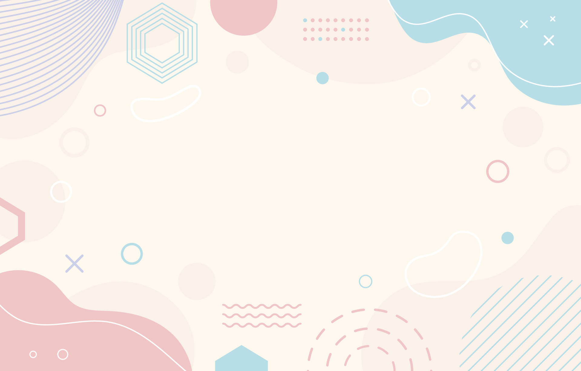 可愛い幾何学模様の背景 壁紙