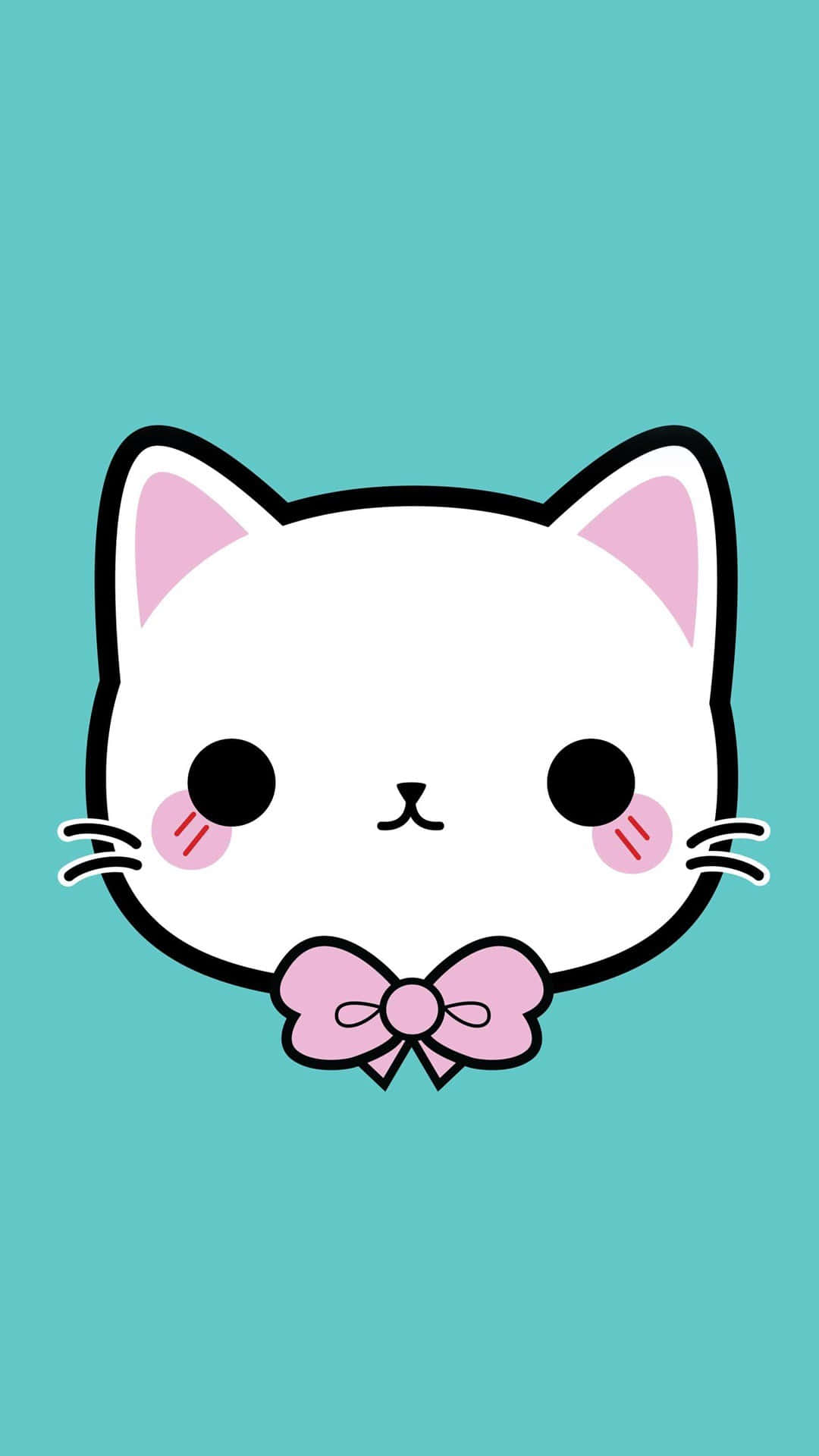 可愛い猫の顔 壁紙