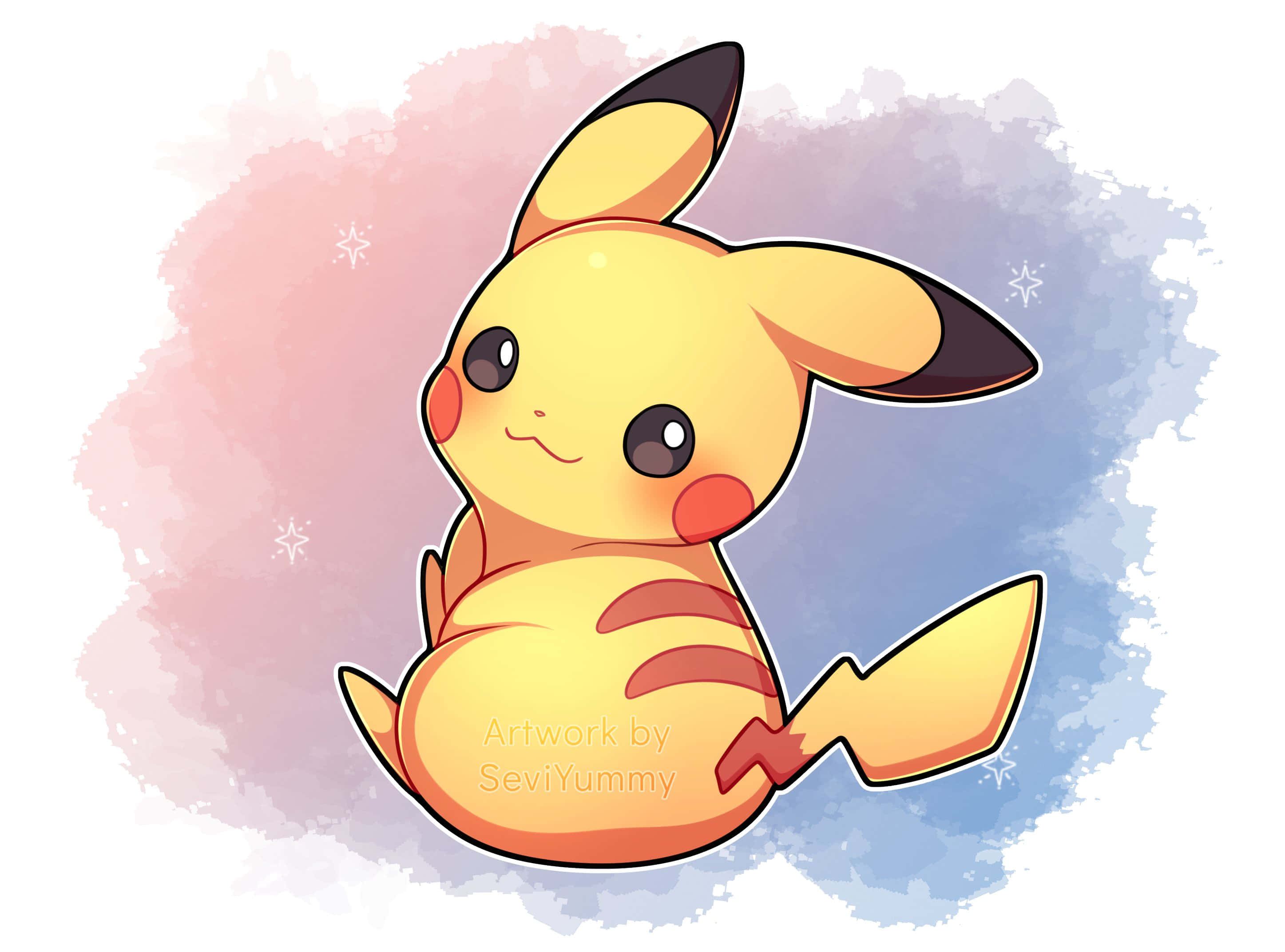 可愛い赤ちゃんピカチュウを見て！ 壁紙