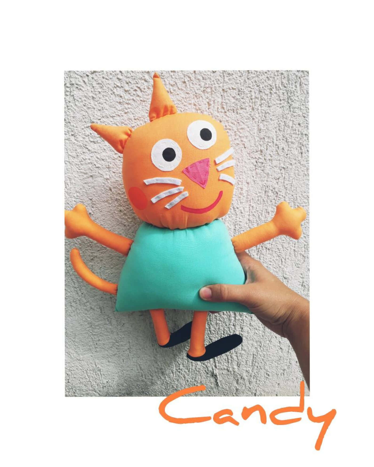 可愛くてカラフルなキャンディキャット 壁紙