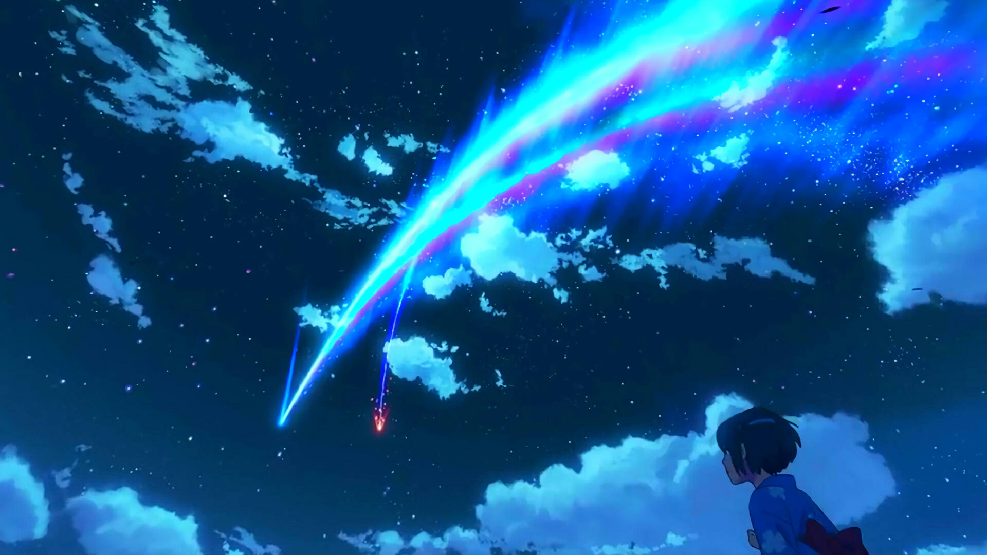 君の名は。アニメ 彗星のシーン 壁紙