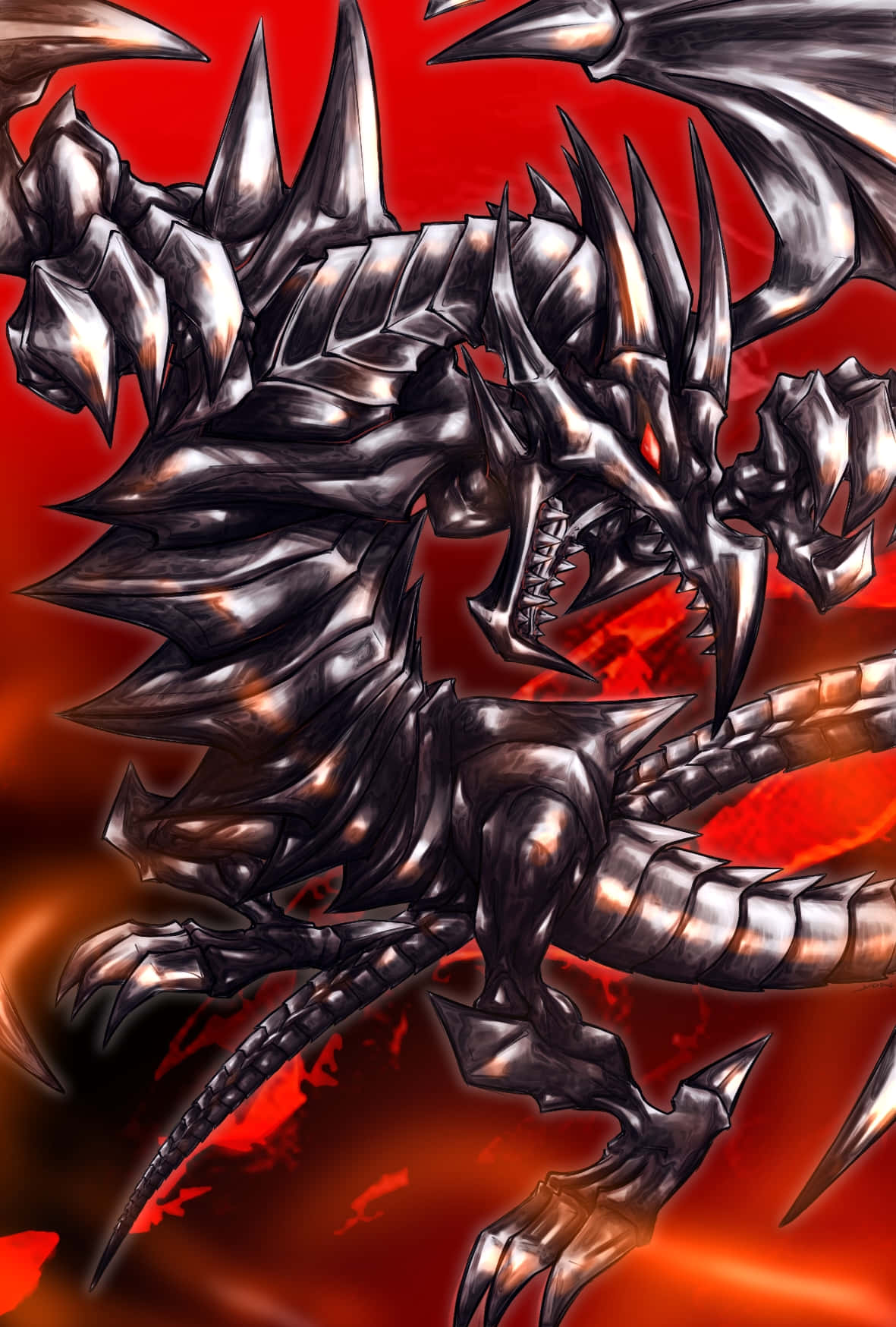 圧巻のYuGiOhドラゴンがその力を誇示 壁紙