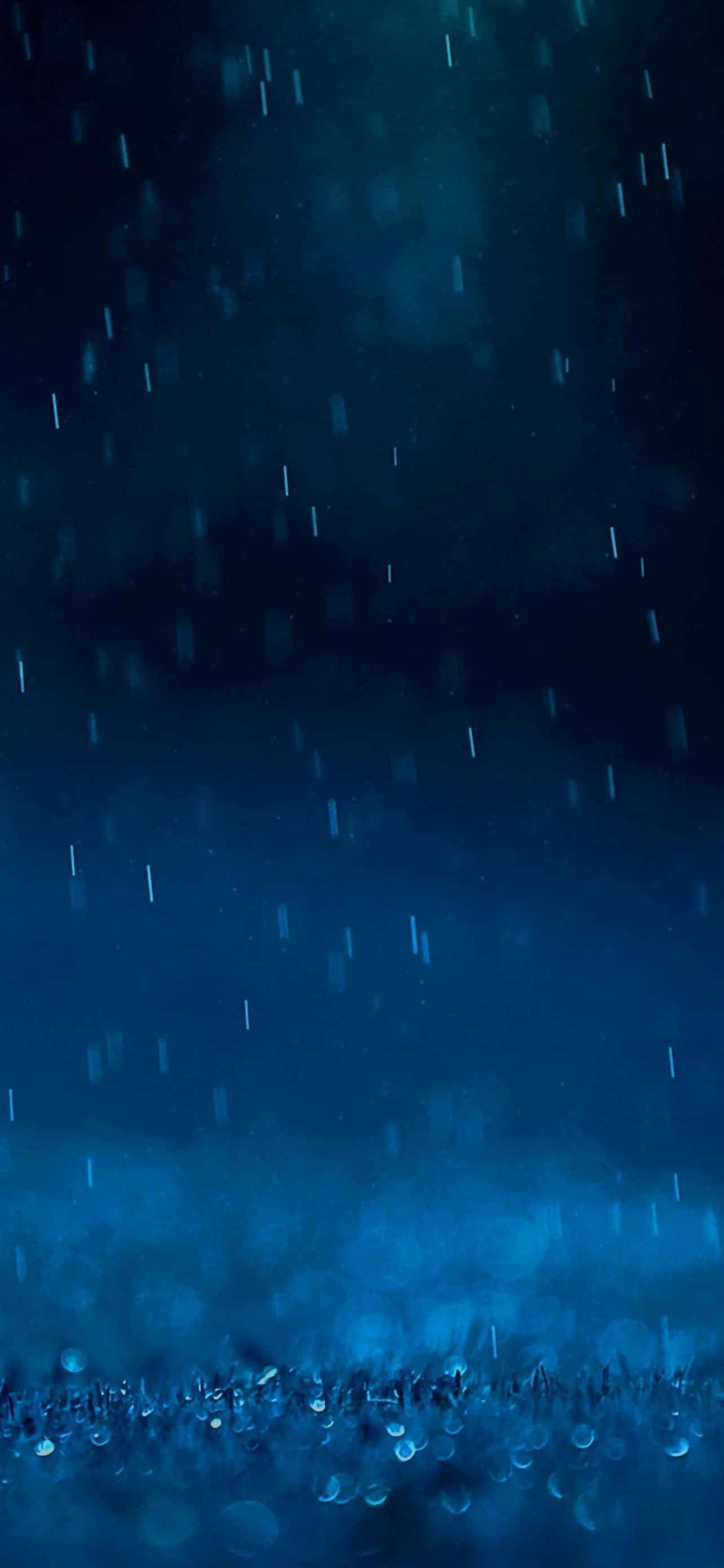 地面に落ちる雨粒 壁紙
