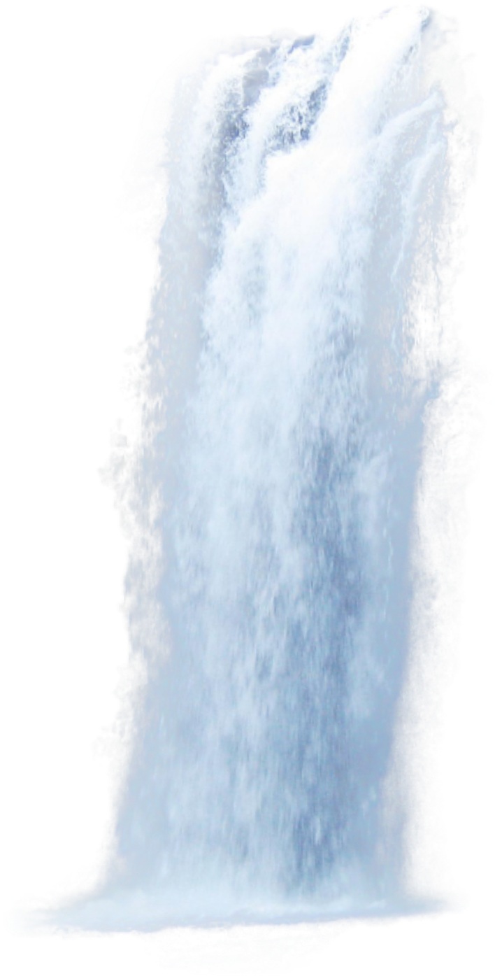 壮大な滝の流れ 壁紙