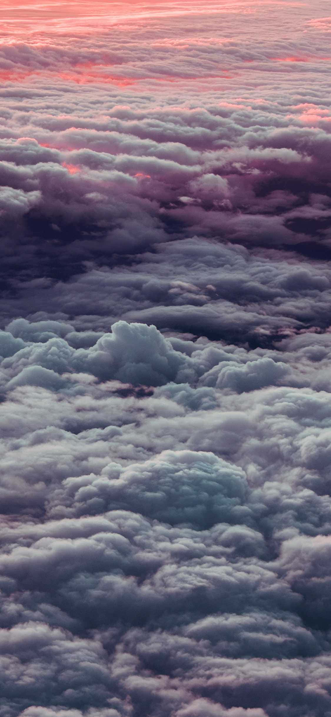 壮大な雲景の背景 壁紙