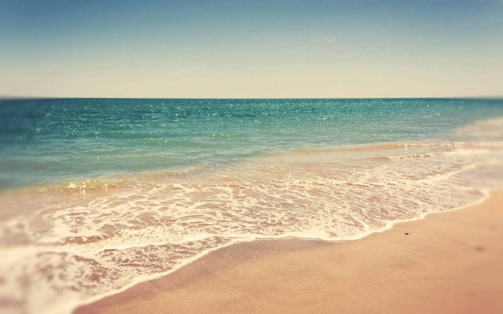 夏の海辺の波デスクトップ 壁紙