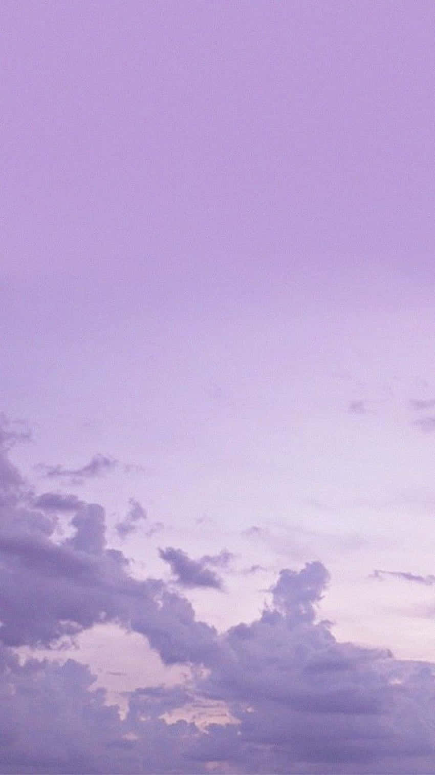 夕暮れの空 美的な紫色の背景 壁紙
