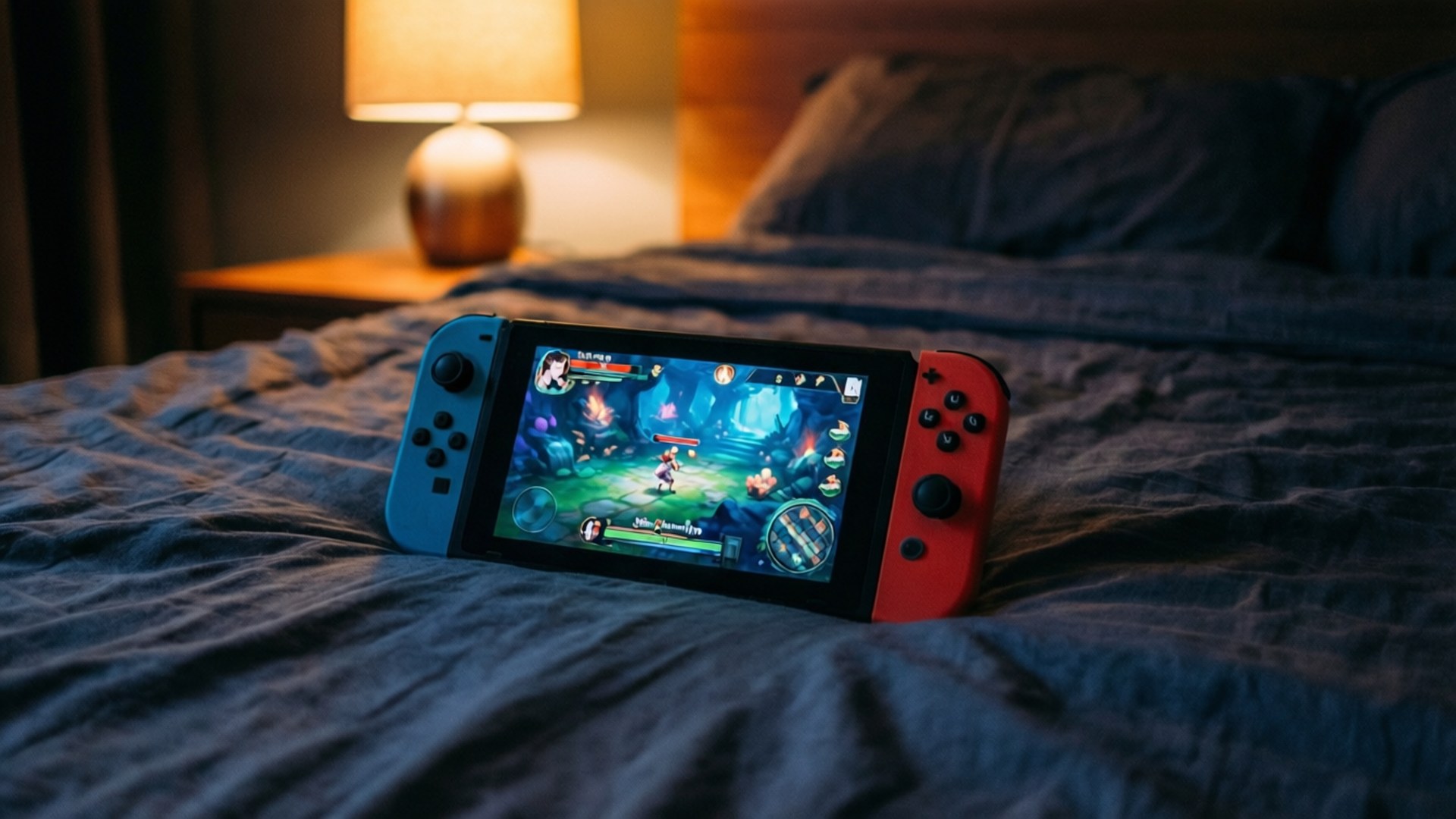 夜のゲームセッション 壁紙