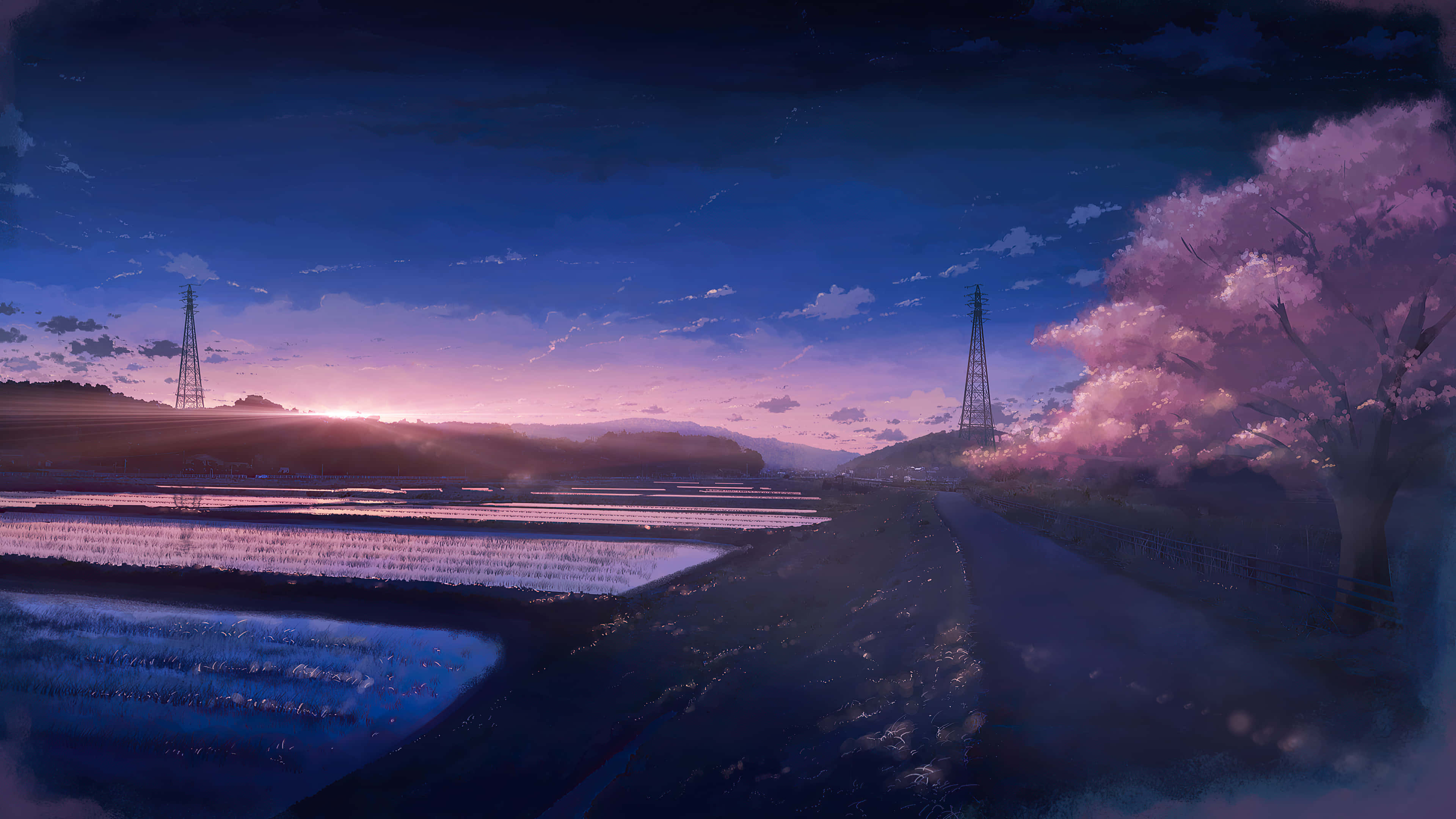 夢のようなアニメの風景を探索 壁紙