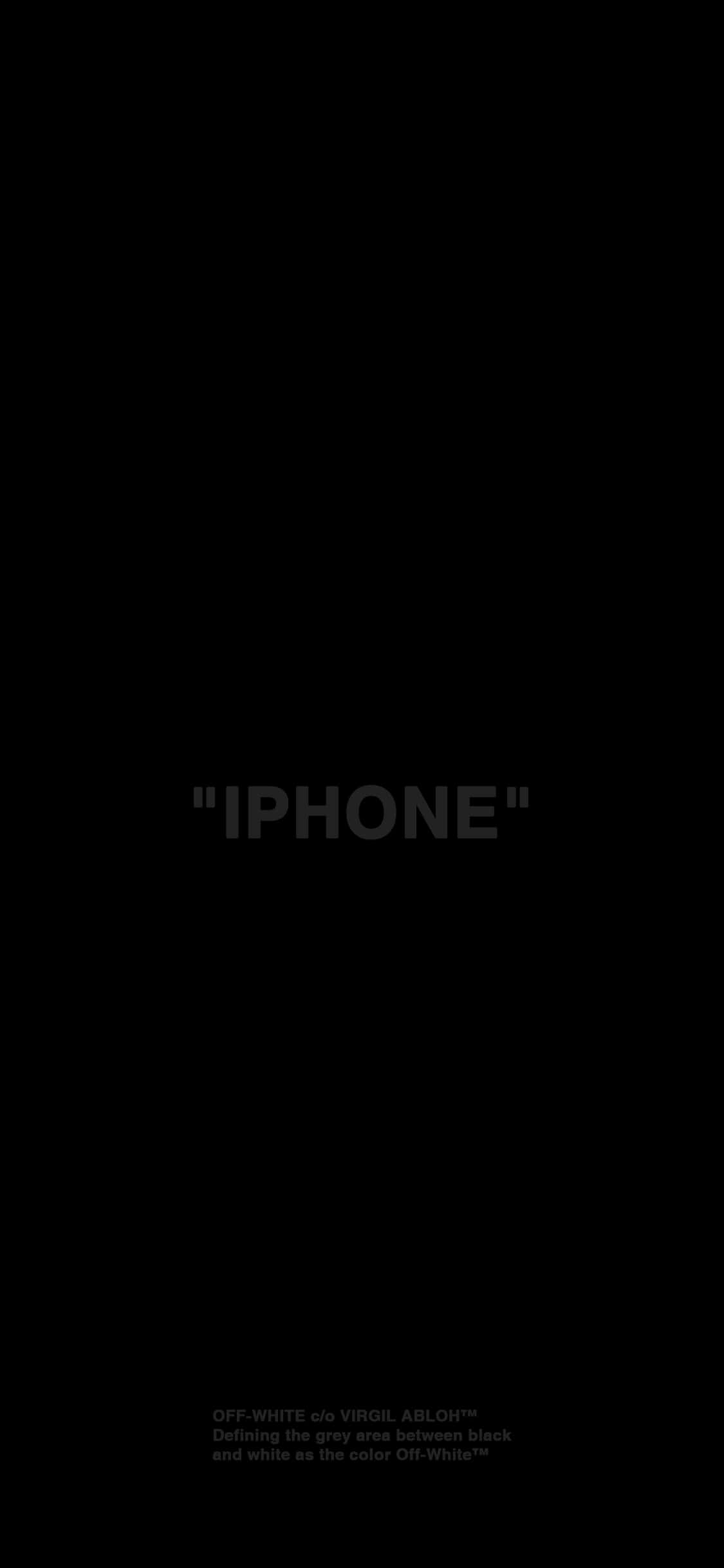 太字タイポグラフィ iPhone XS OLED 背景 壁紙