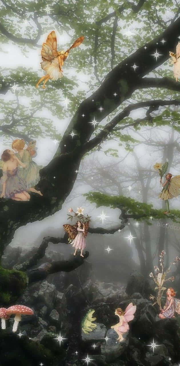 妖精の美学の魔法の世界へようこそ。 壁紙
