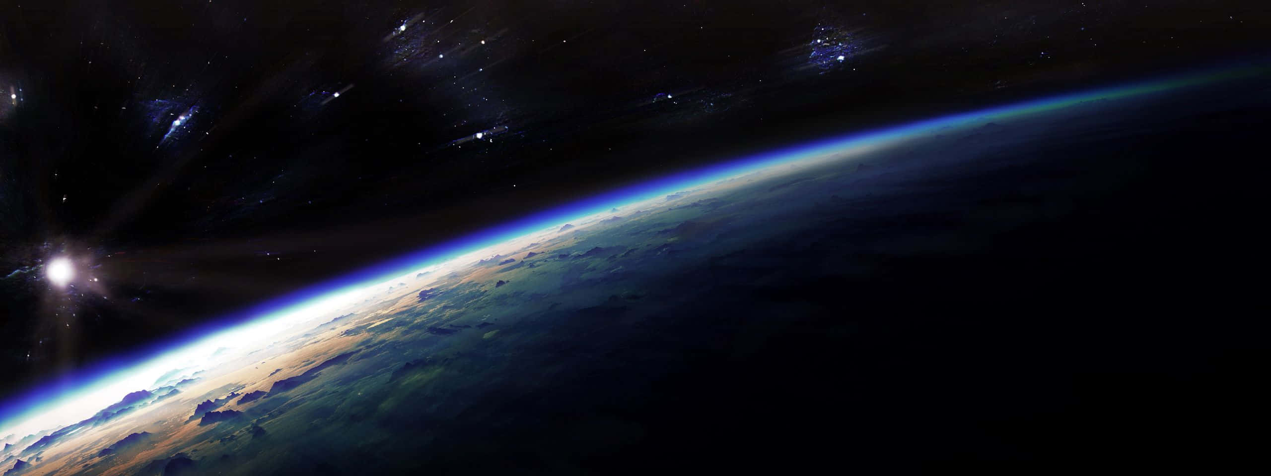 宇宙から見た地球の景色 壁紙
