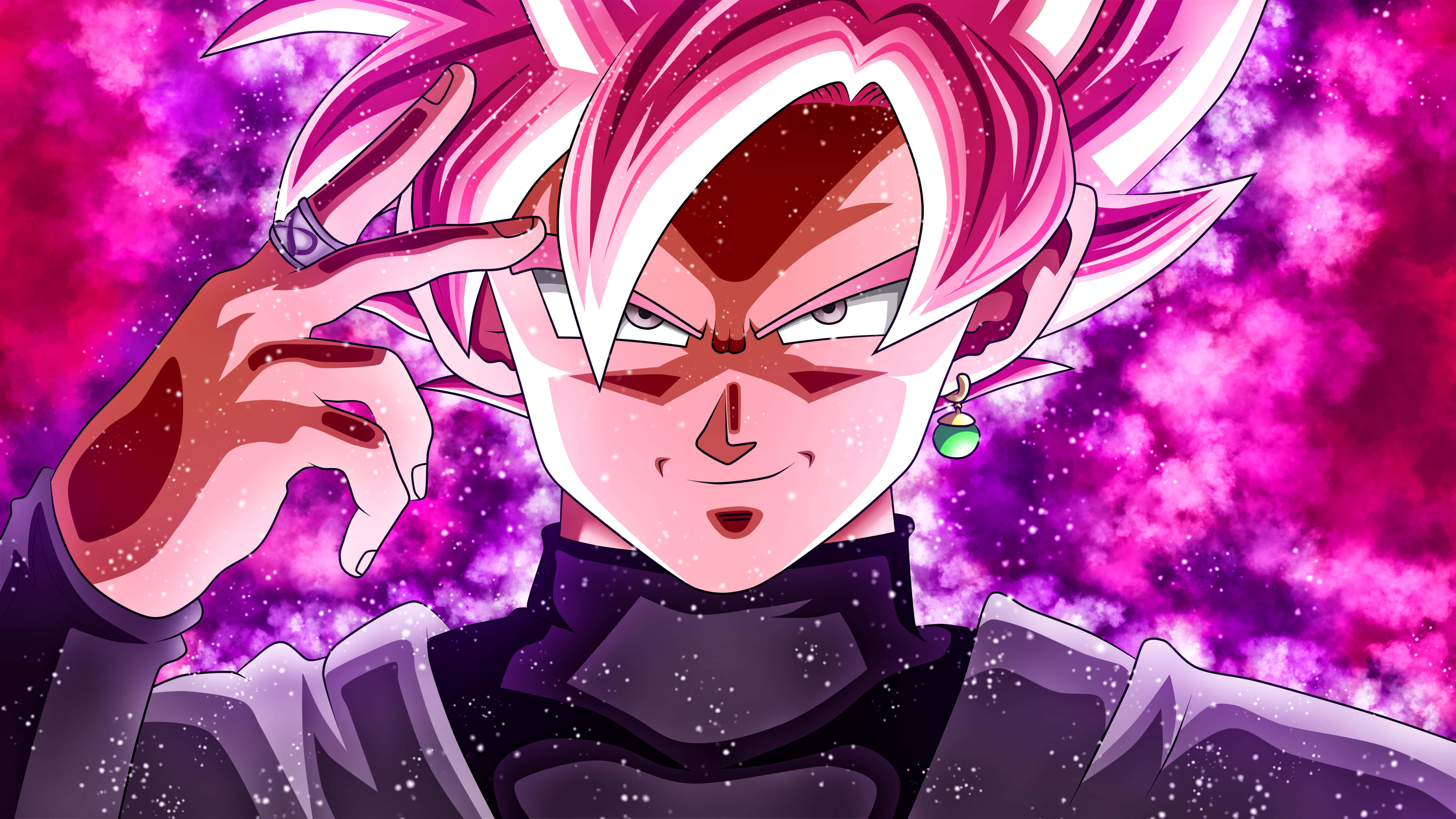 宇宙を救うゴクウブラックの戦い 壁紙
