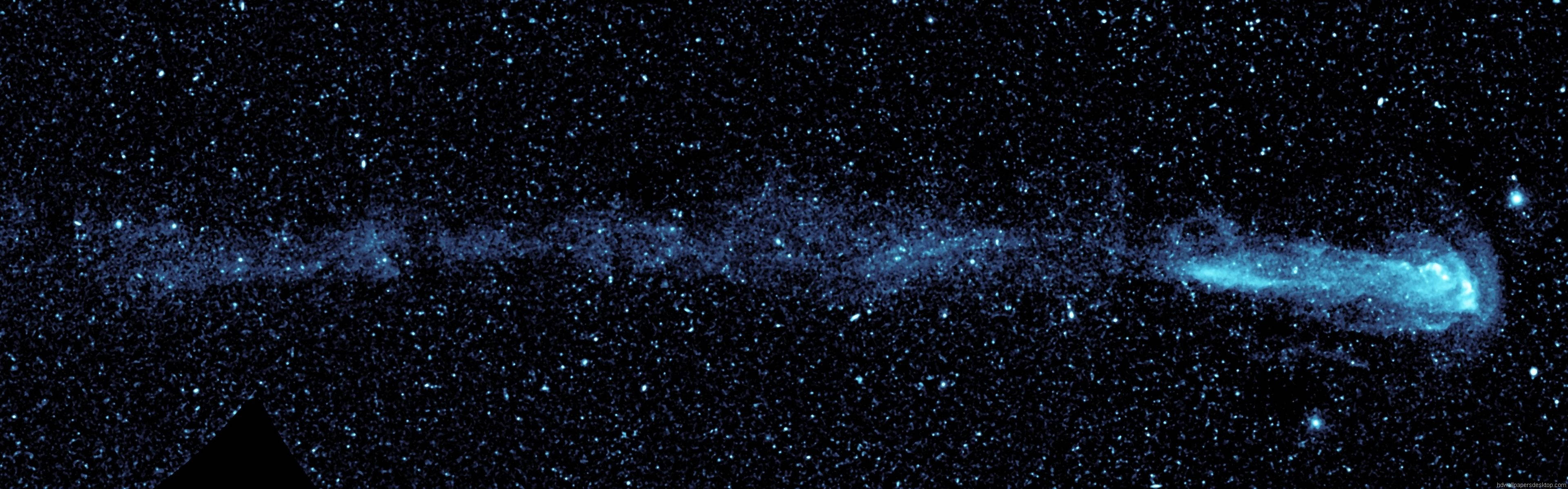 宇宙体験をデュアルモニターで楽しもう。 壁紙