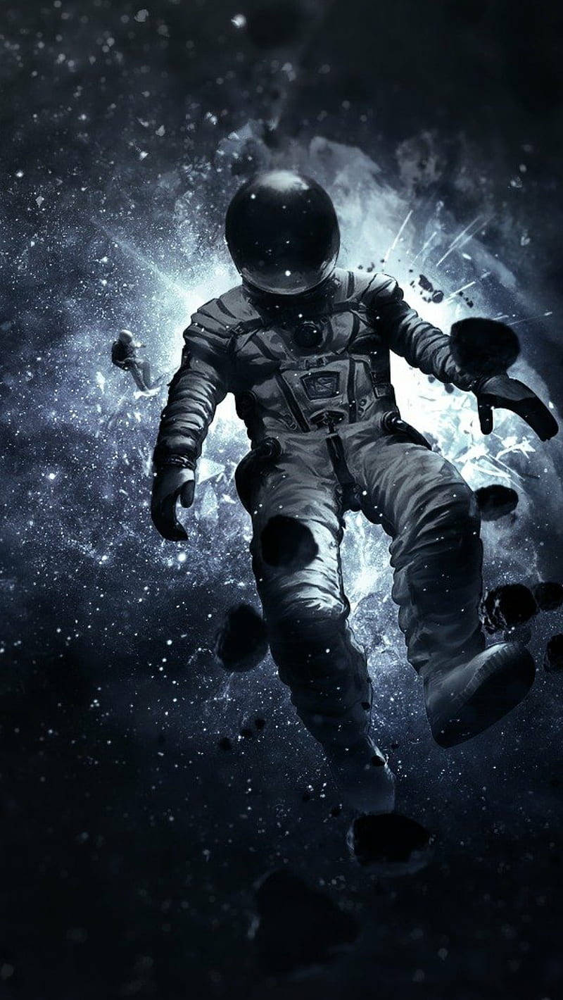 メンズフォン 宇宙飛行士 浮遊