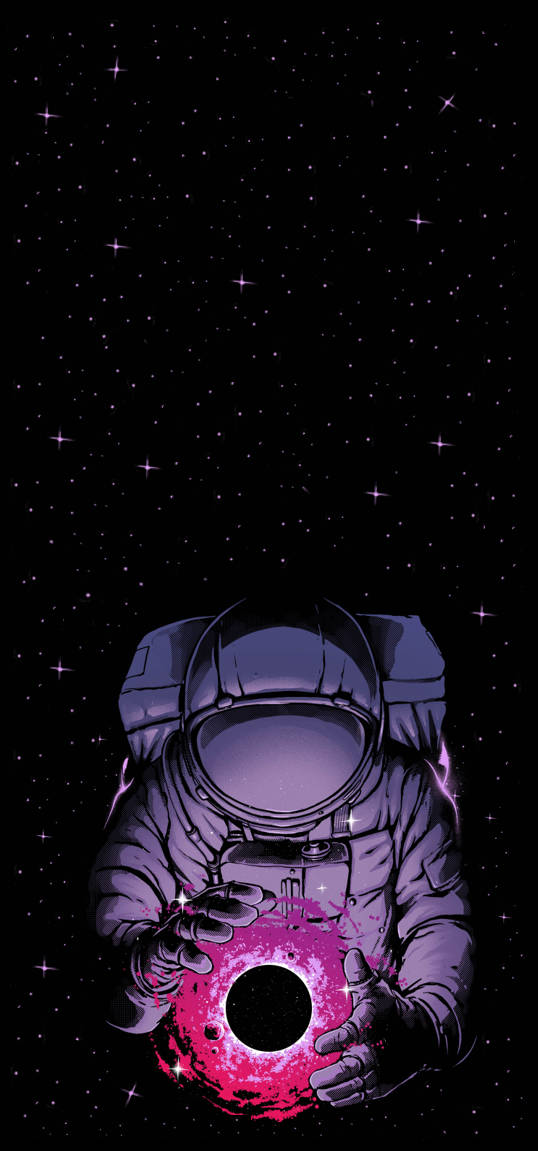 宇宙飛行士の指紋電話 壁紙