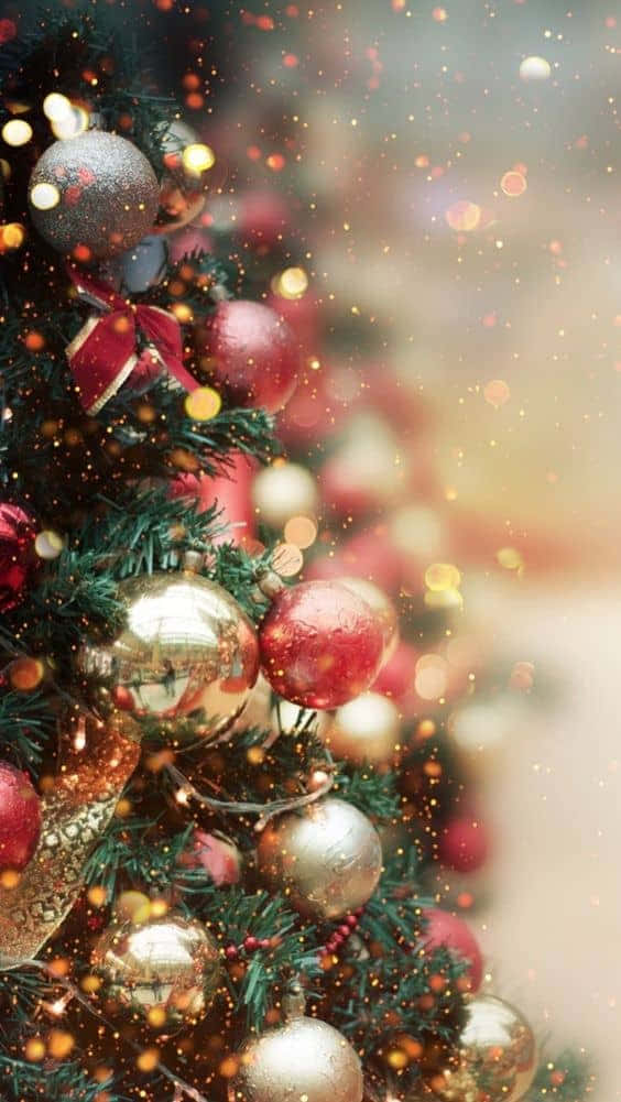 「完璧なホワイトクリスマスの景色」 壁紙