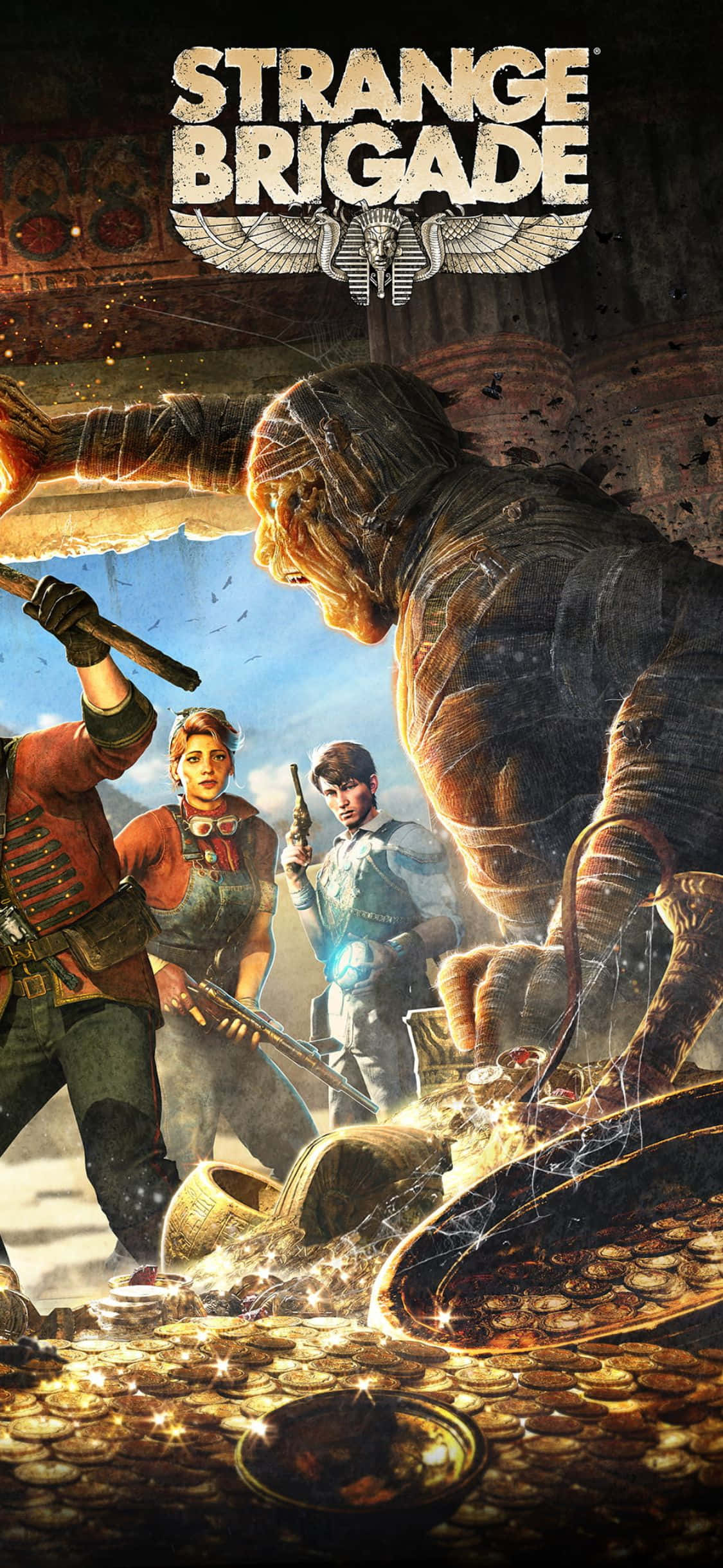 財宝を守るゾンビ iPhone X Strange Brigade 背景 壁紙