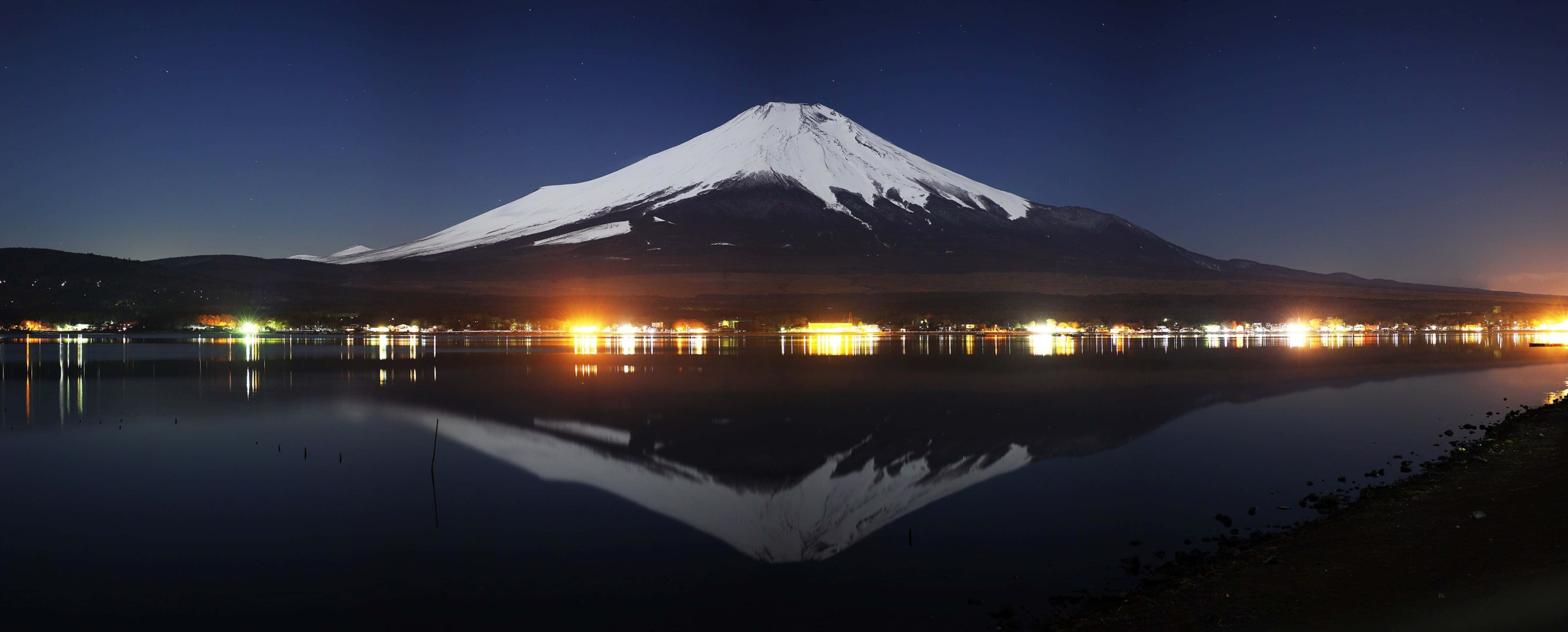 富士山クールデュアルモニター 壁紙