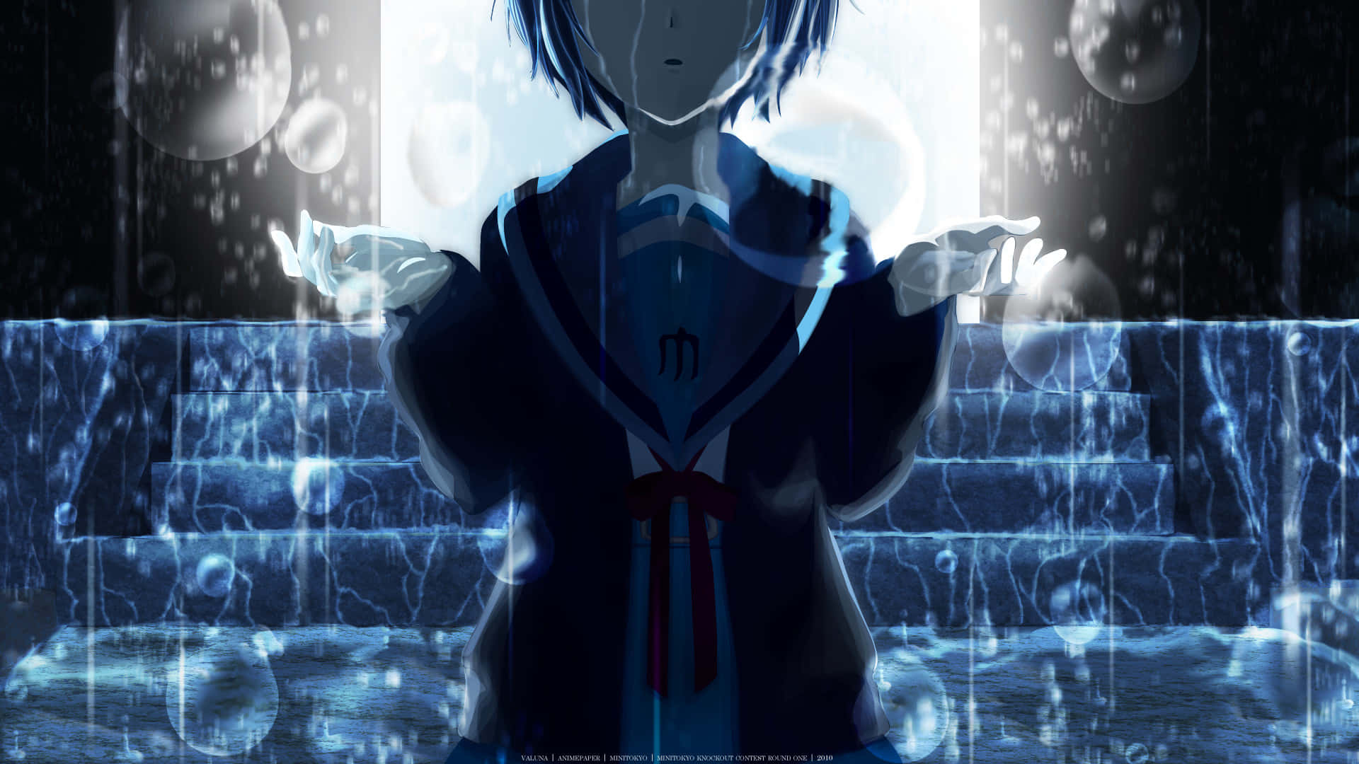 少年の苦悩を描いた切ないアニメシーン 壁紙