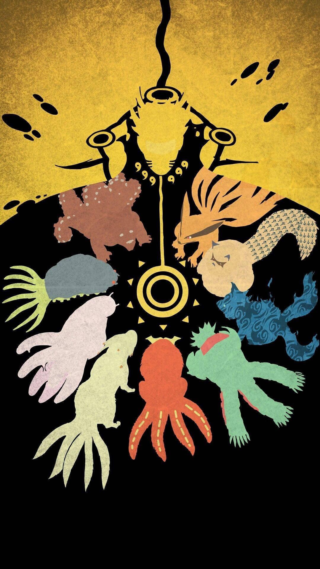 尾獣ナルト待受画面 壁紙