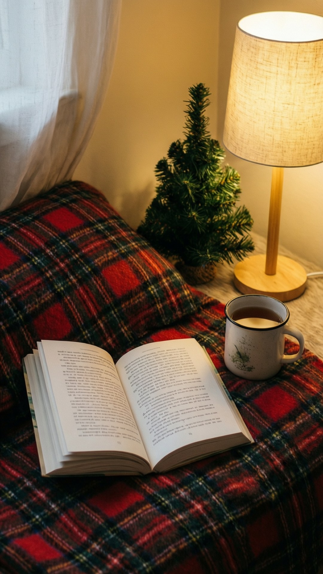 居心地の良いクリスマスコーナー 壁紙