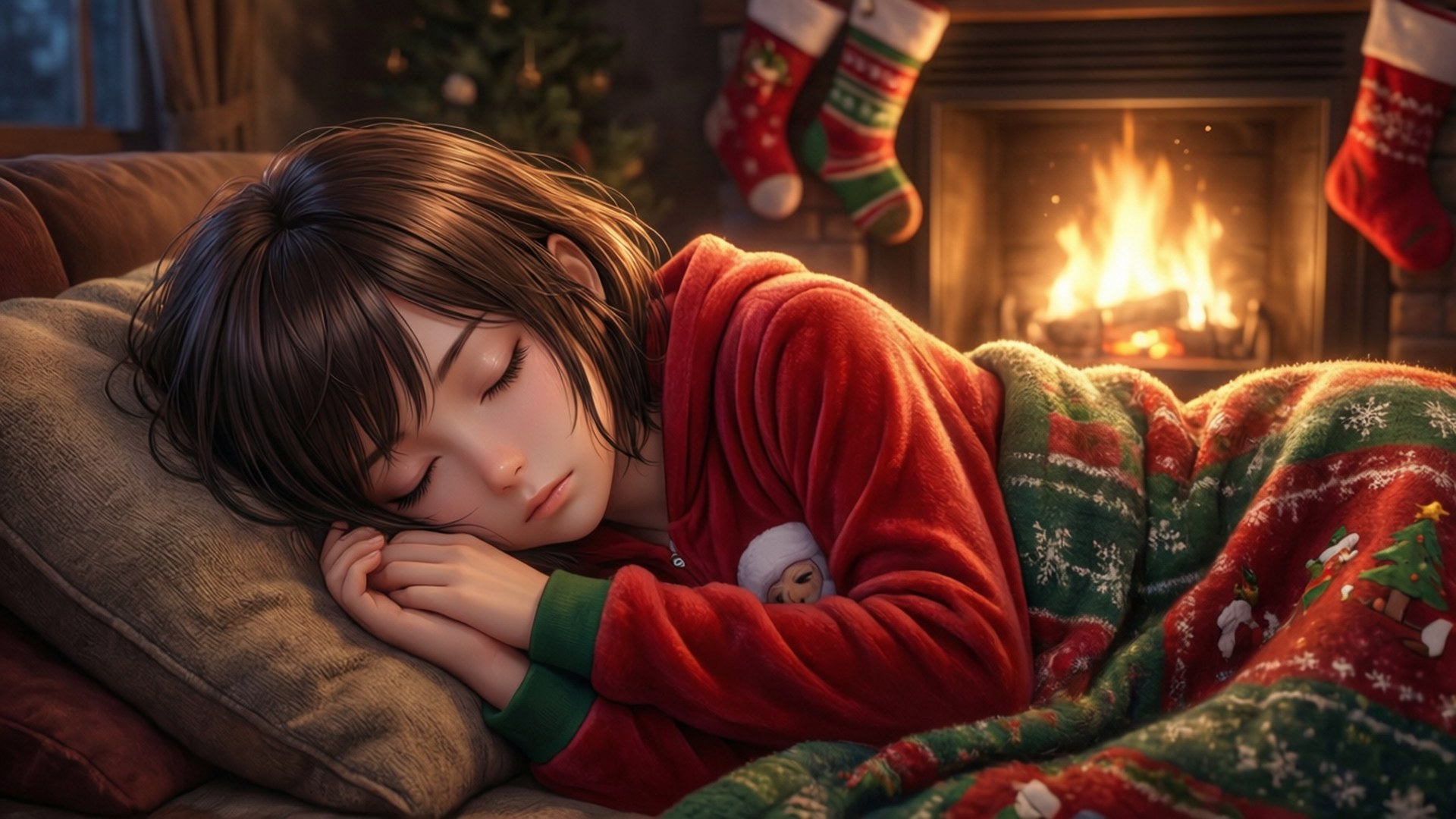 居心地の良いクリスマスナップ 壁紙