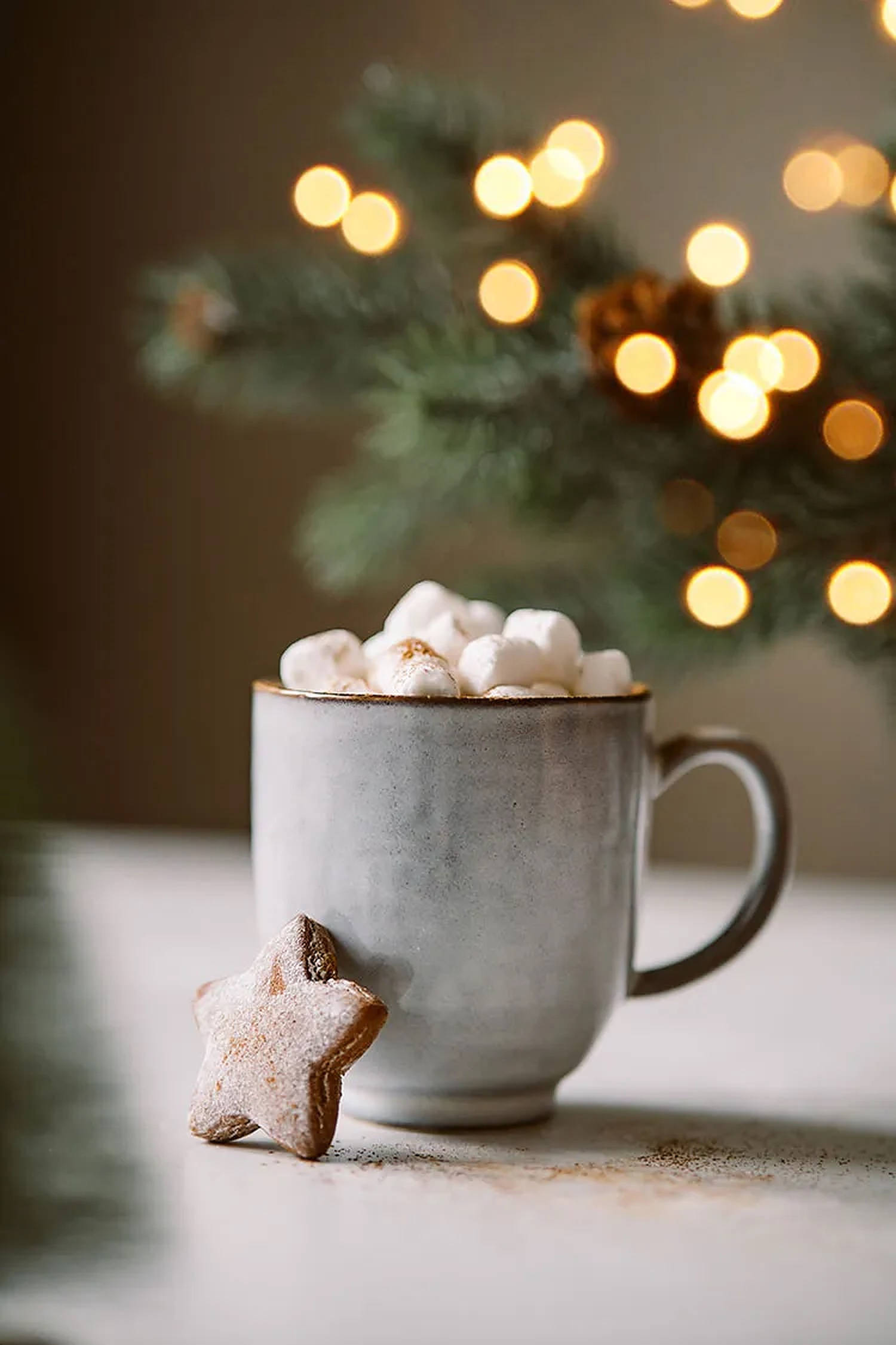 居心地の良いクリスマス美学 チョコカップ 壁紙