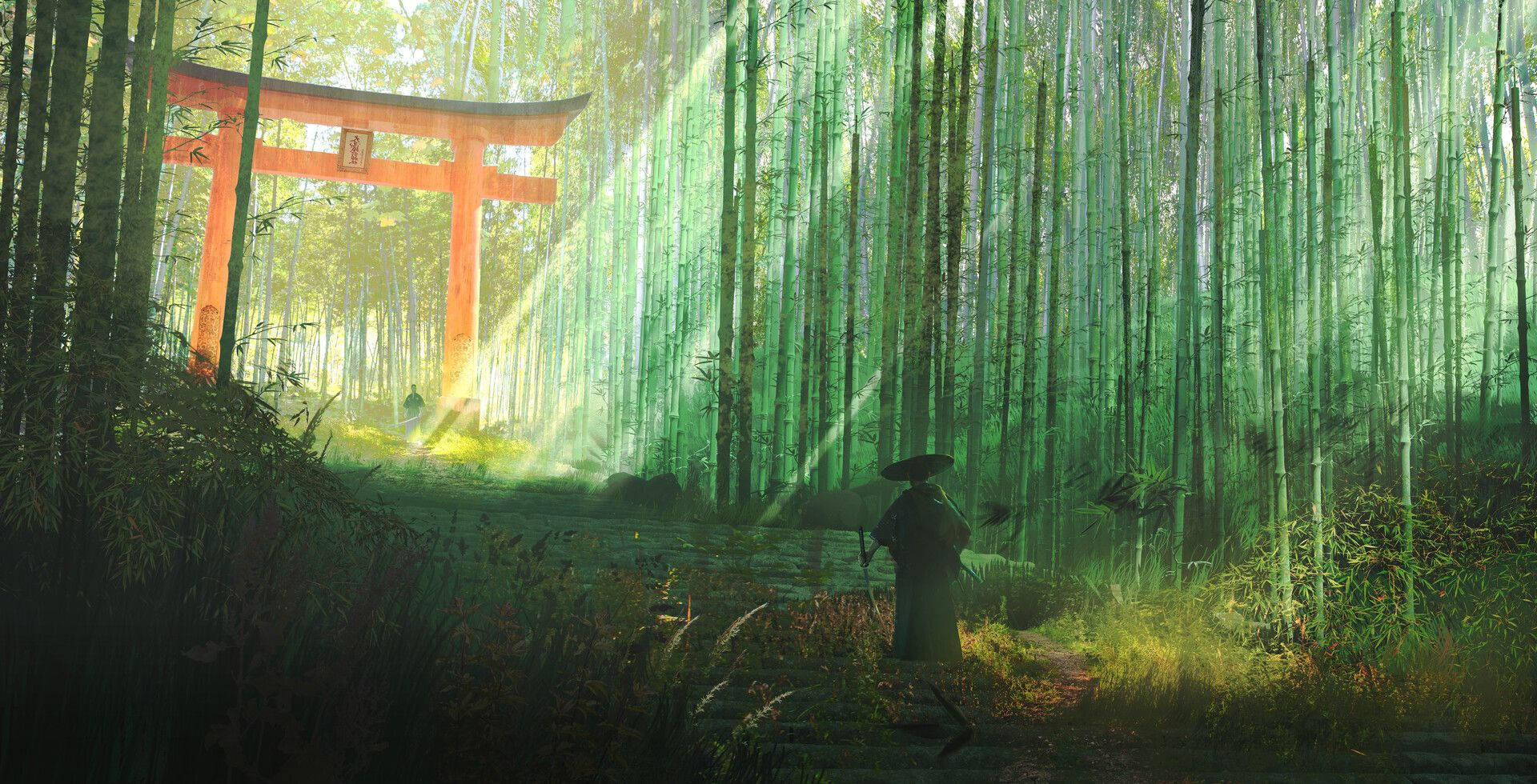 嵐山の竹林 4K 京都 壁紙