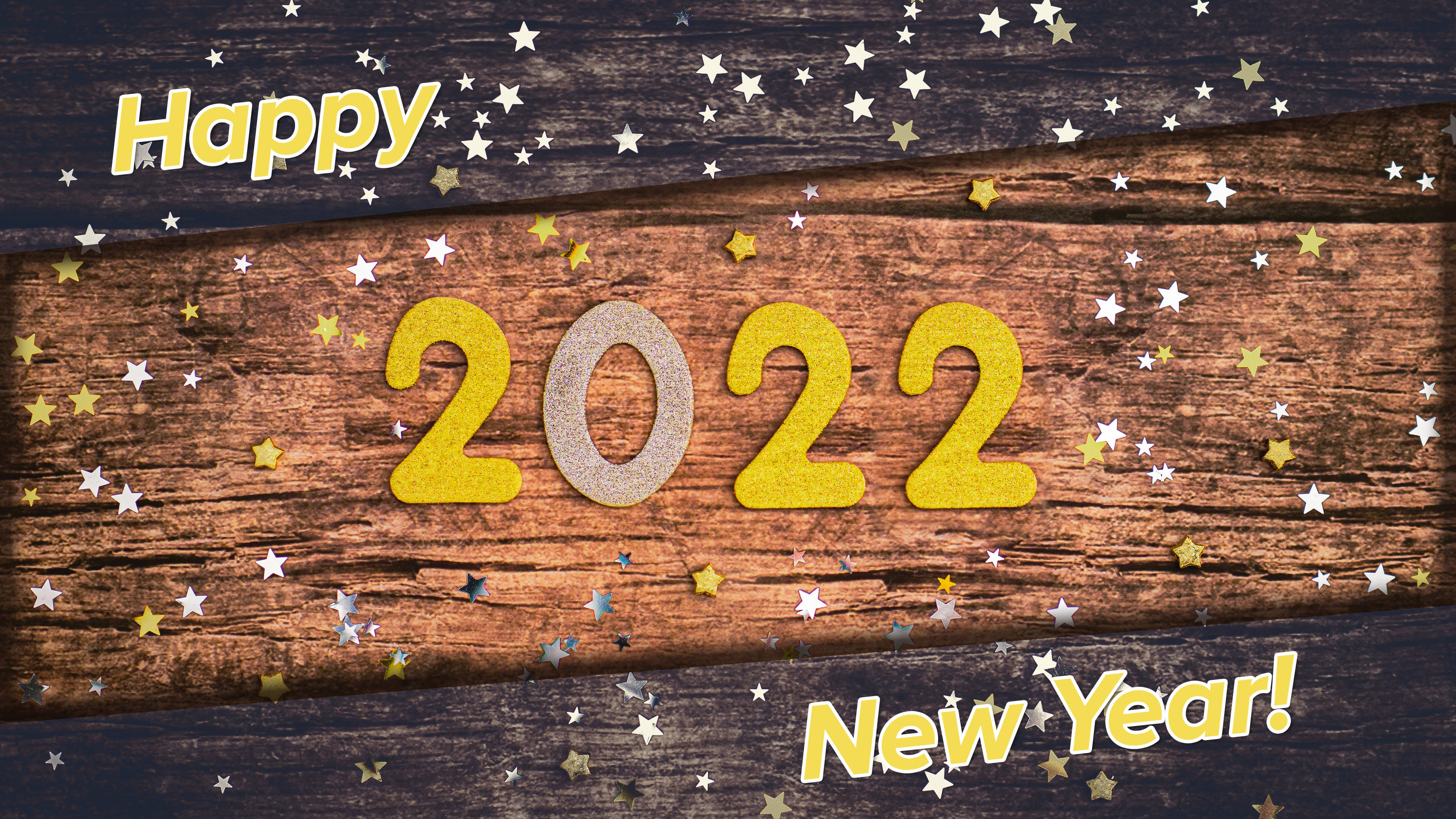 希望と幸せを込めて新年2022を迎える 壁紙