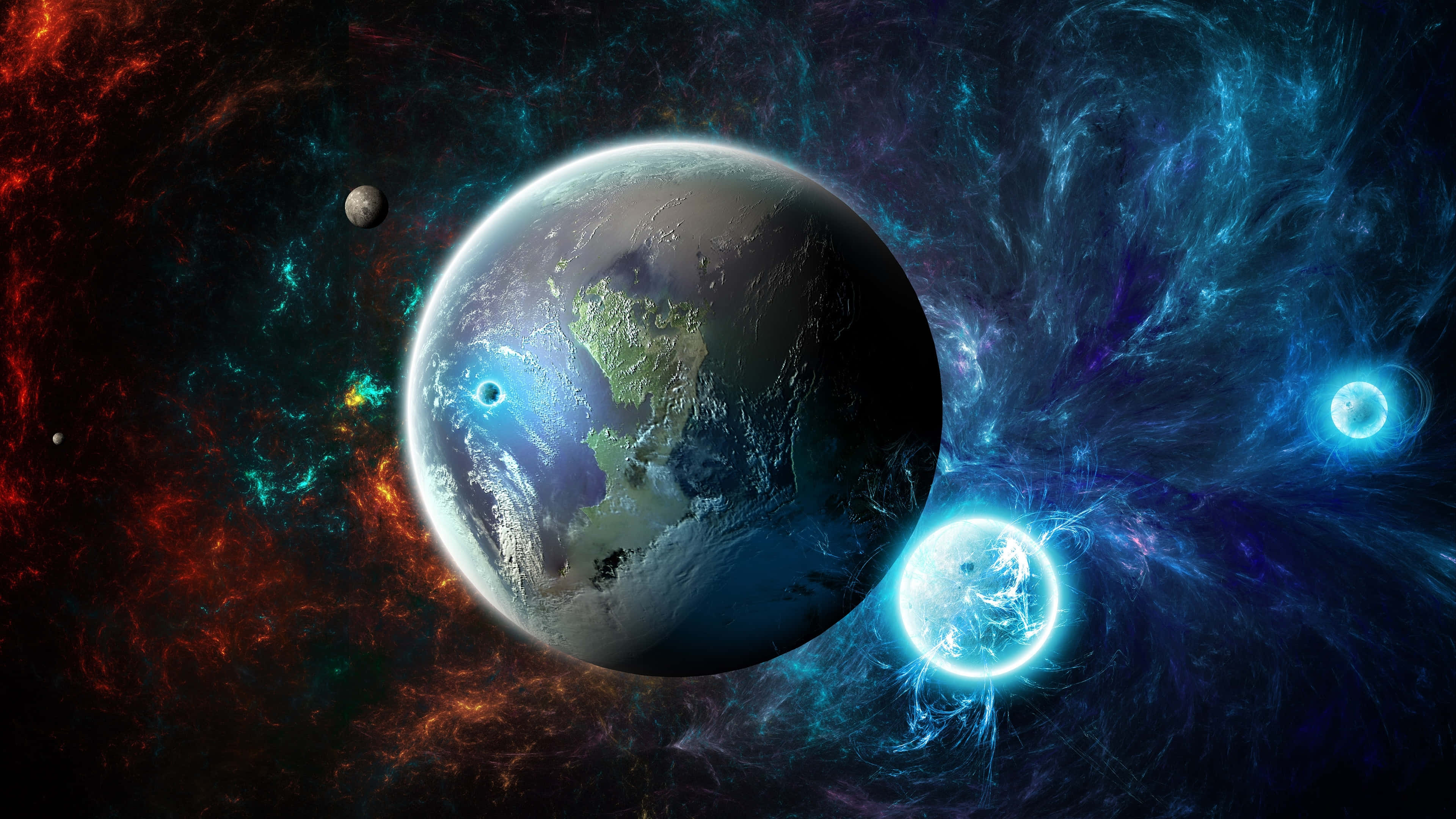 広大な宇宙に目を奪われる 壁紙
